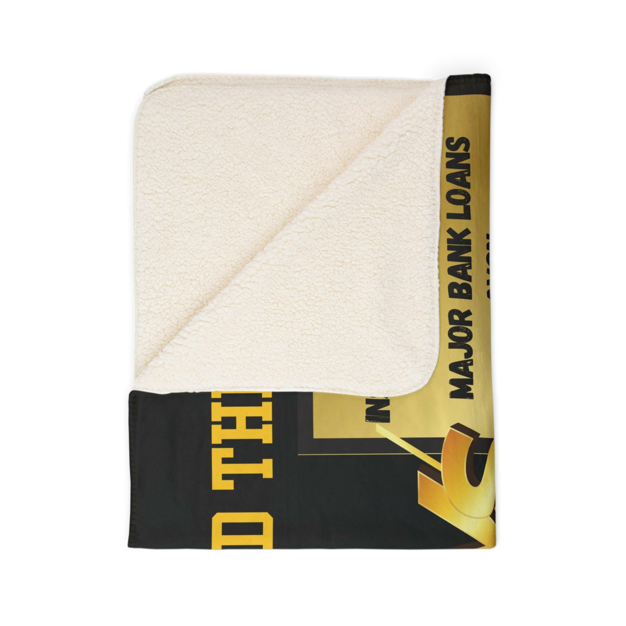 ‘Copied the Hustle' Fleece Sherpa Blanket - MKCM Modern Designs