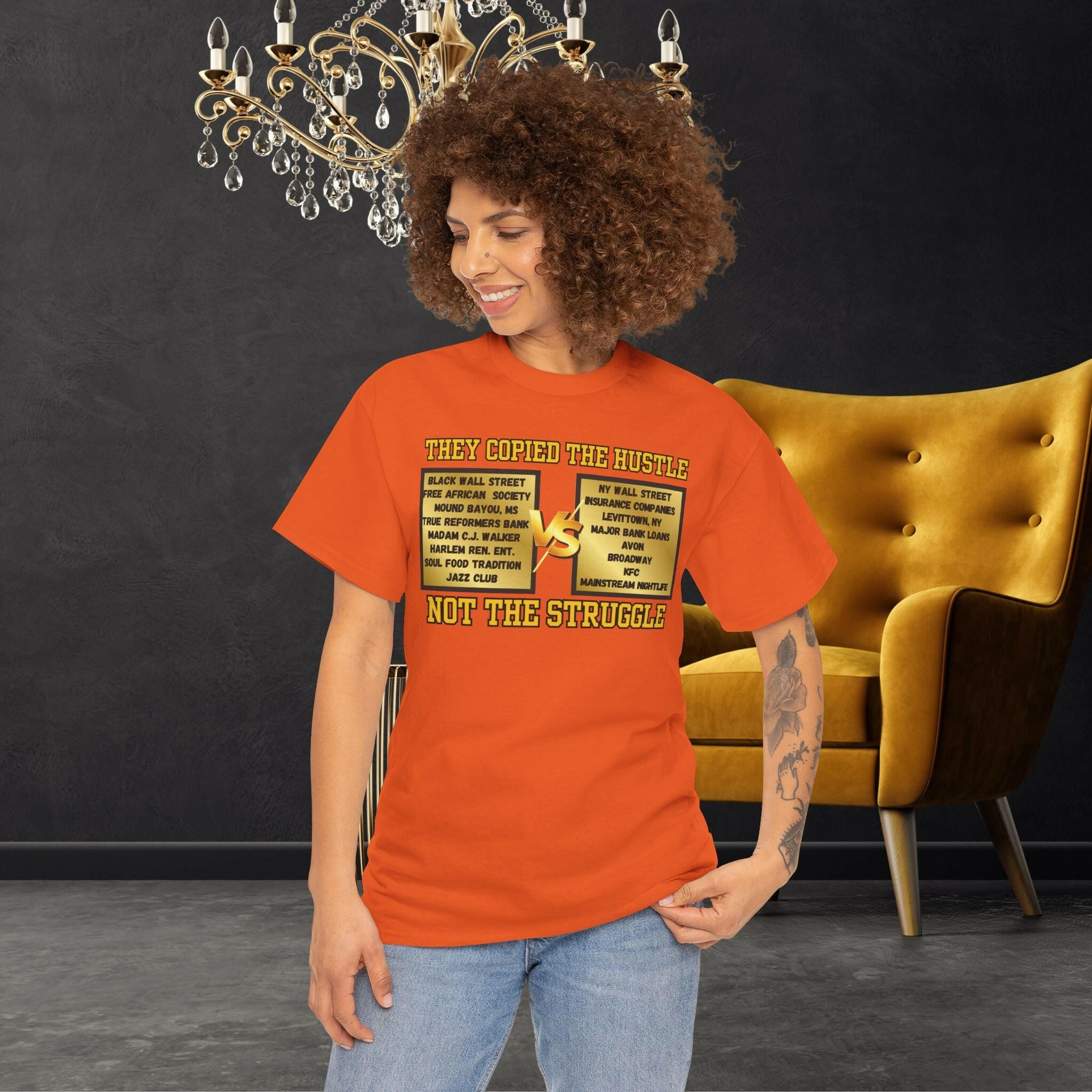 'Copied The Hustle' Women's Tee - MKCM Modern Designs