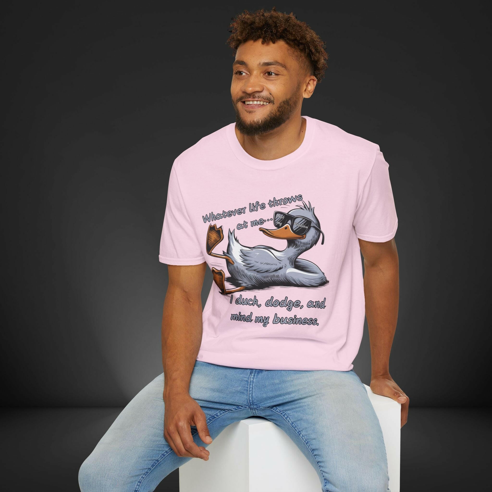 'Duck, Dodge & Chill' T-Shirt - MKCM Modern Designs