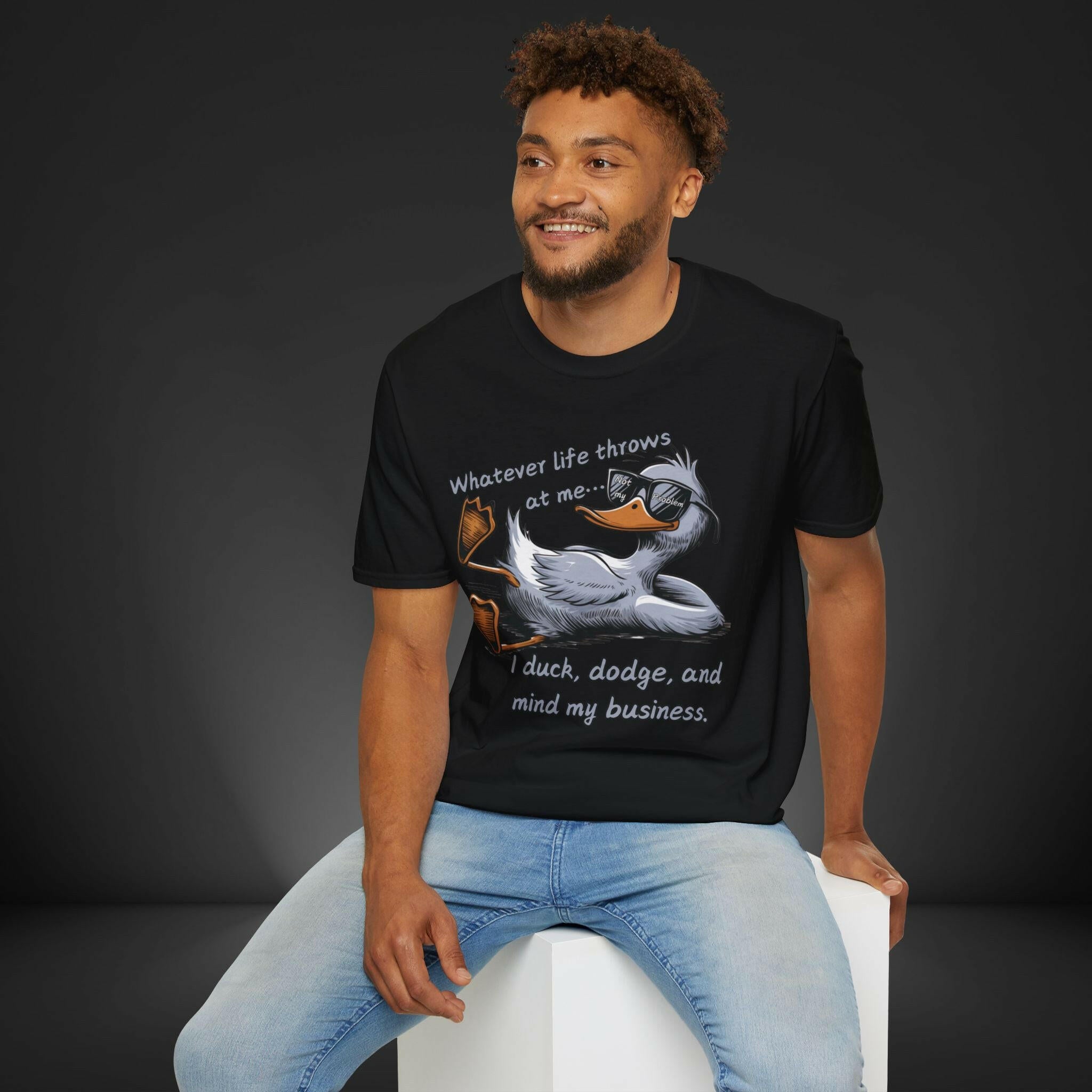 'Duck, Dodge & Chill' T-Shirt - MKCM Modern Designs