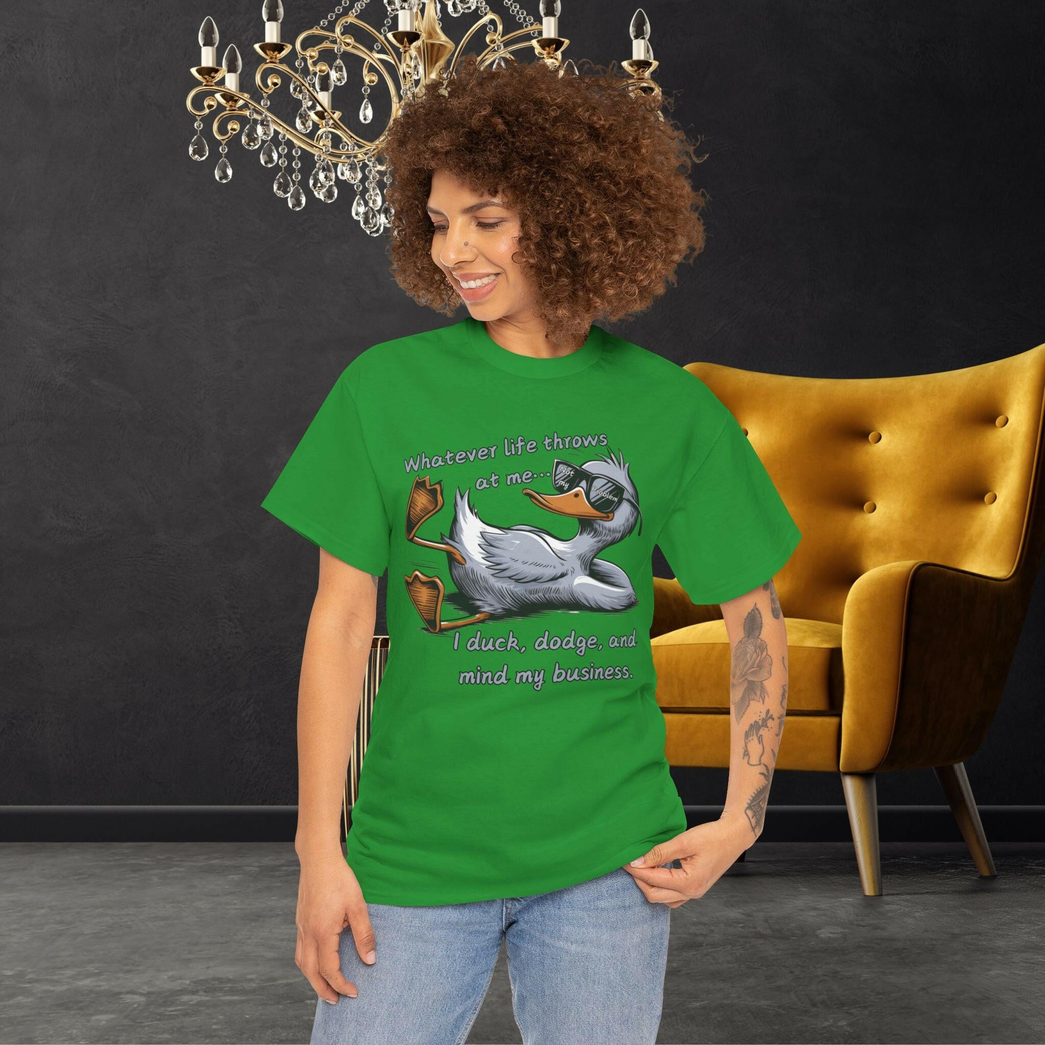 'Duck, Dodge & Chill' Women's Tee - MKCM Modern Designs