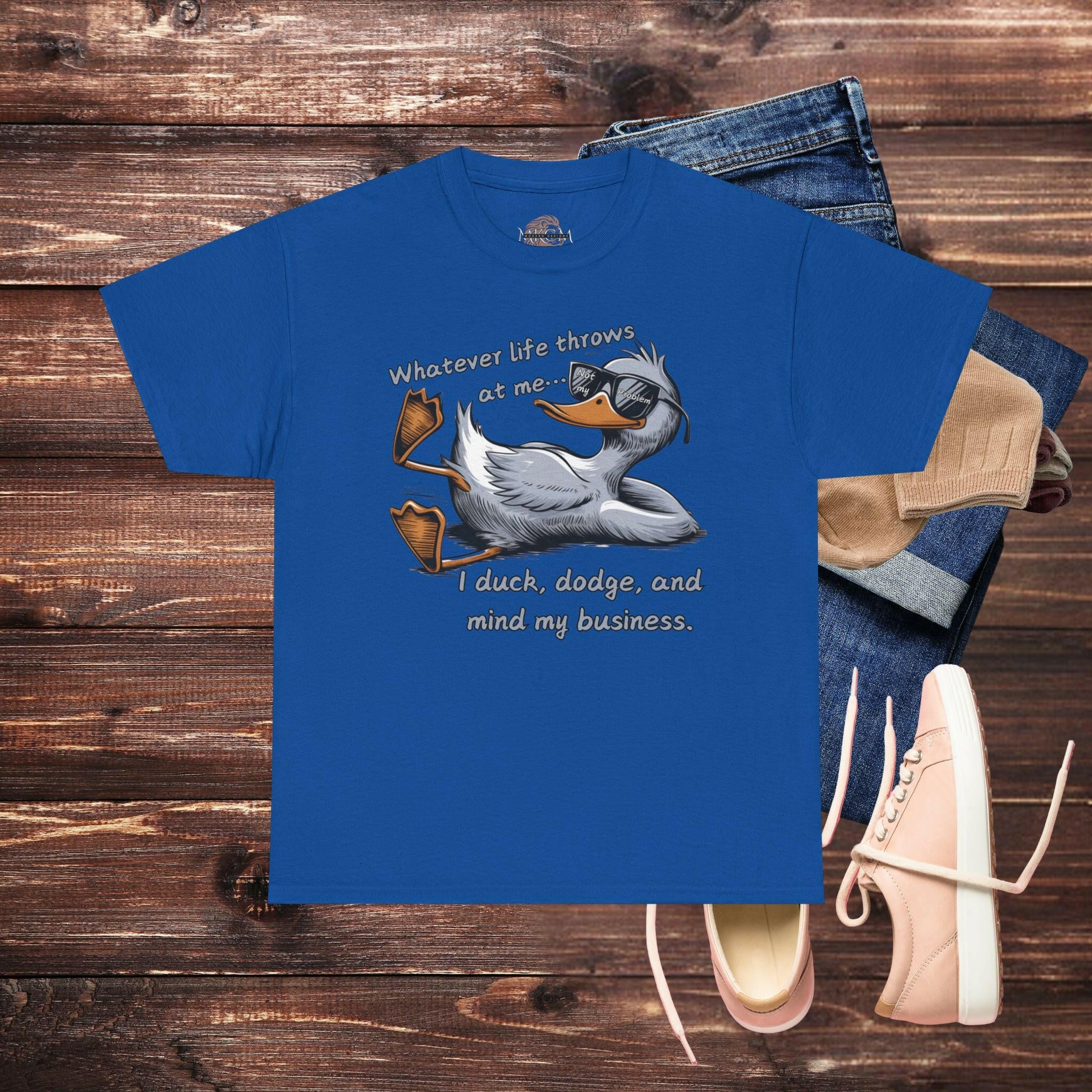 'Duck, Dodge & Chill' Women's Tee - MKCM Modern Designs