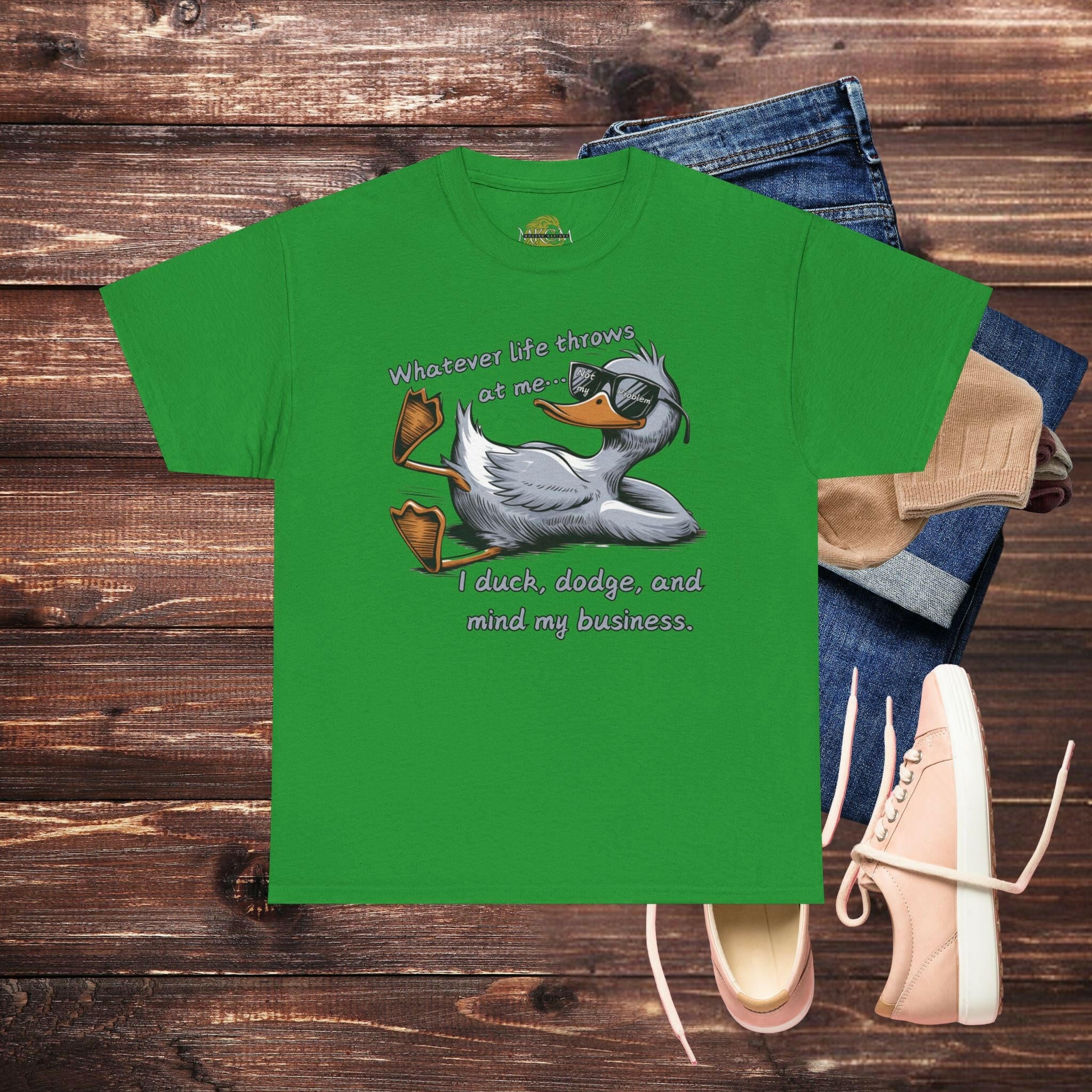 'Duck, Dodge & Chill' Women's Tee - MKCM Modern Designs