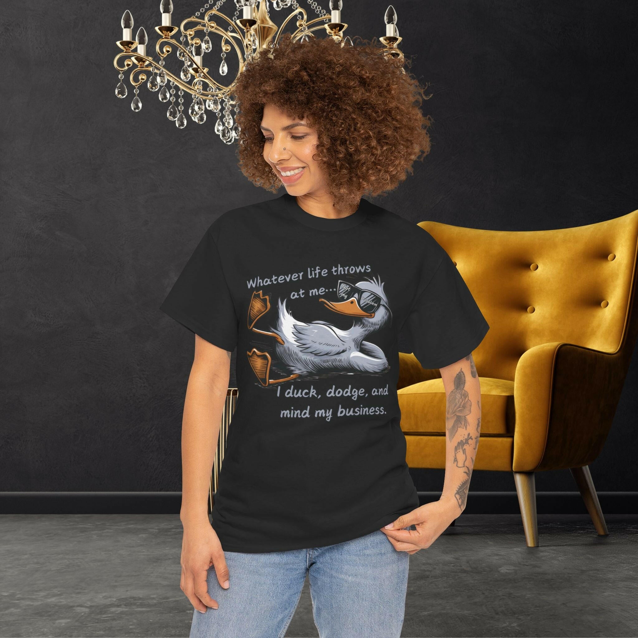 'Duck, Dodge & Chill' Women's Tee - MKCM Modern Designs