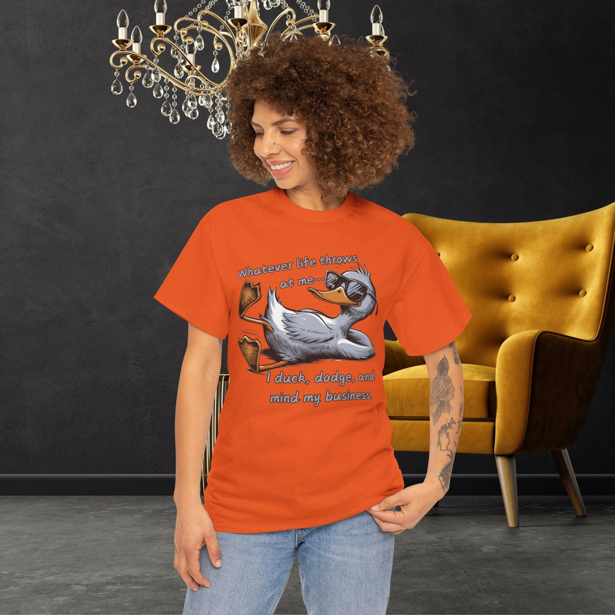 'Duck, Dodge & Chill' Women's Tee - MKCM Modern Designs