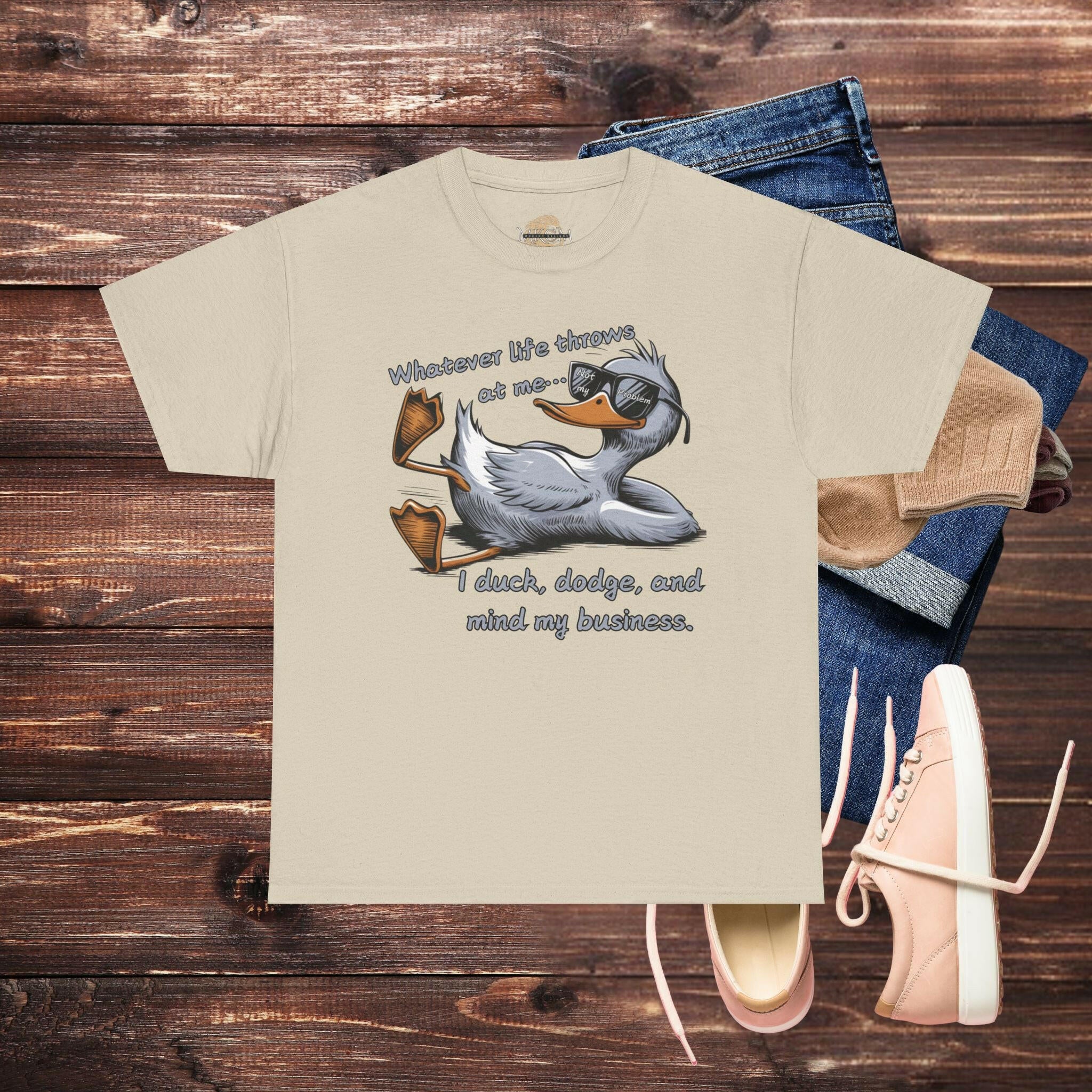 'Duck, Dodge & Chill' Women's Tee - MKCM Modern Designs