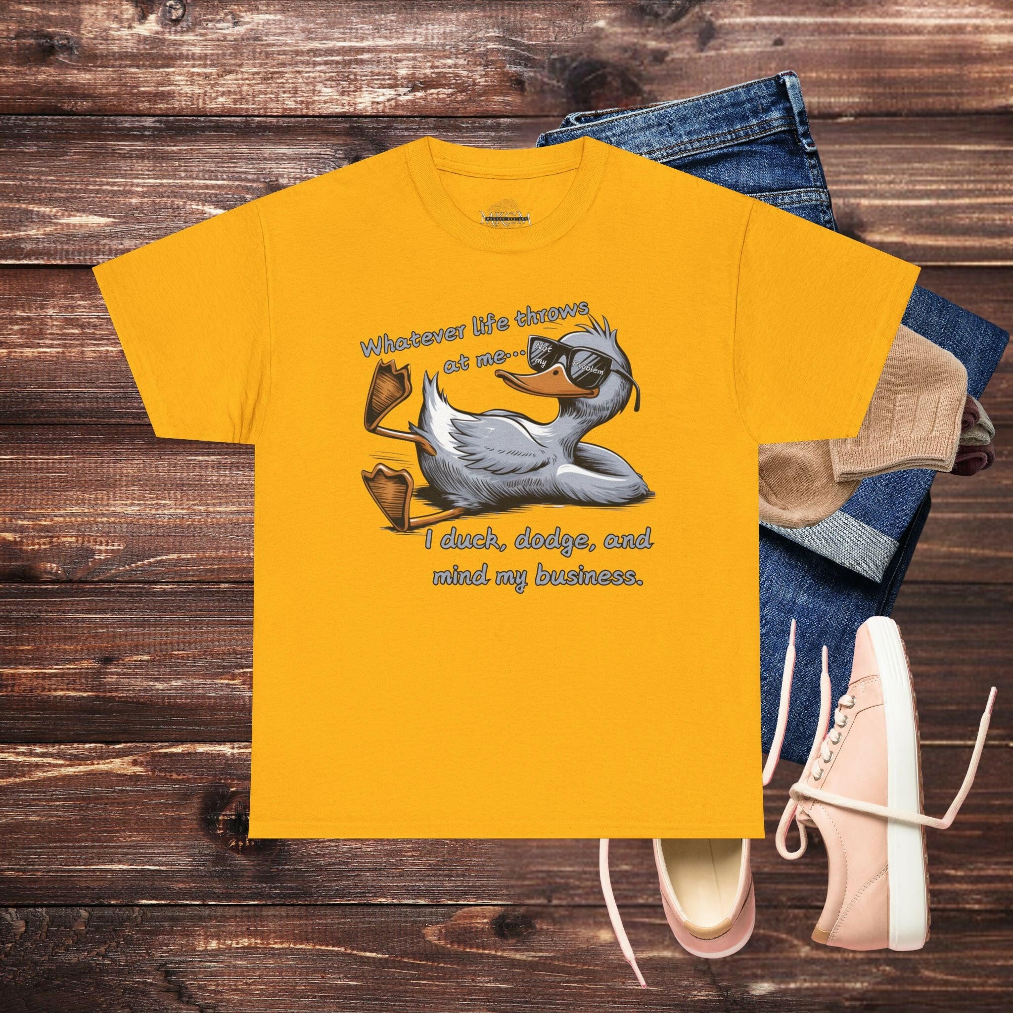 'Duck, Dodge & Chill' Women's Tee - MKCM Modern Designs