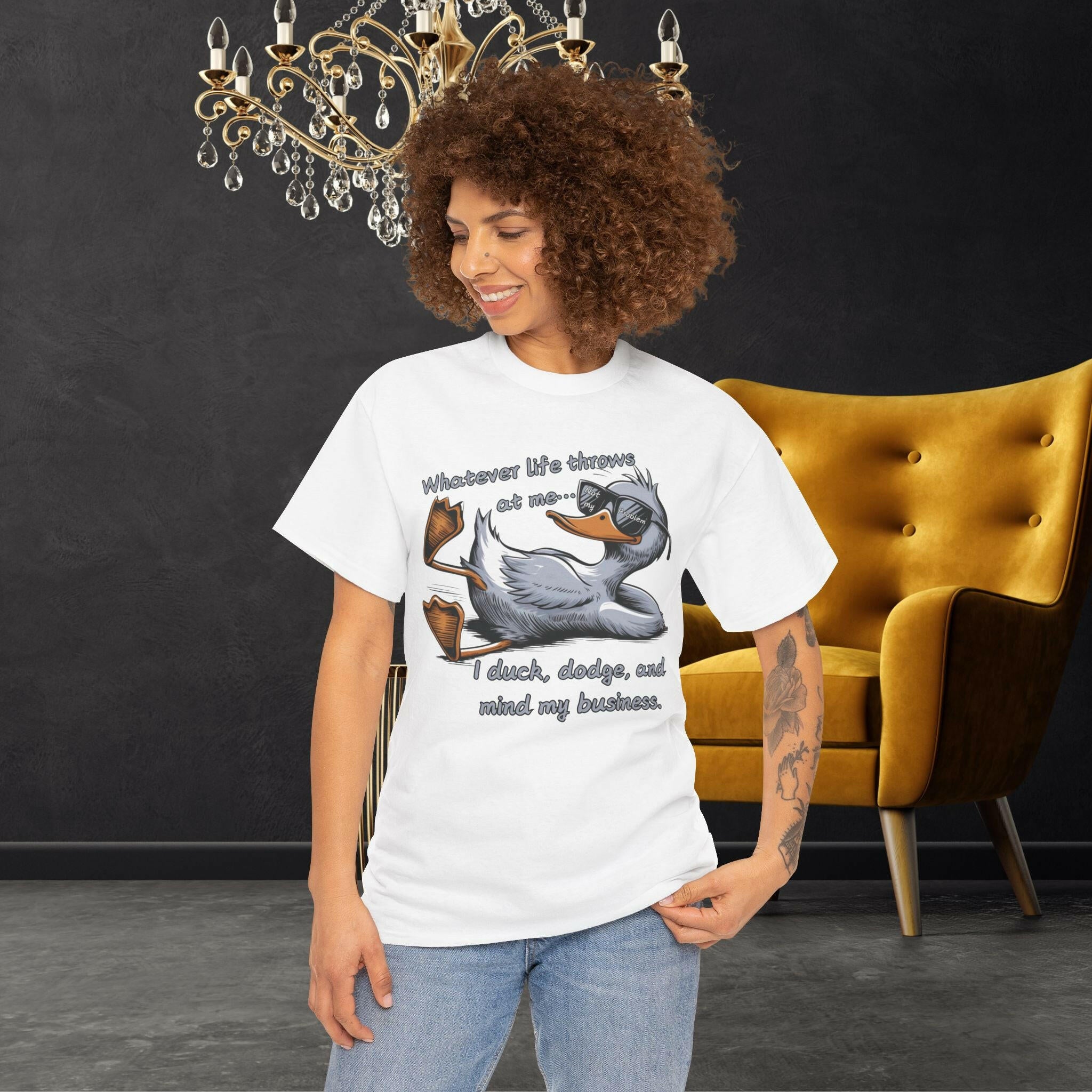 'Duck, Dodge & Chill' Women's Tee - MKCM Modern Designs