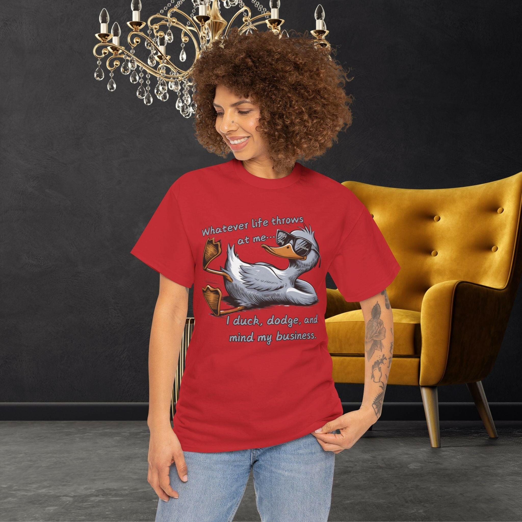 'Duck, Dodge & Chill' Women's Tee - MKCM Modern Designs