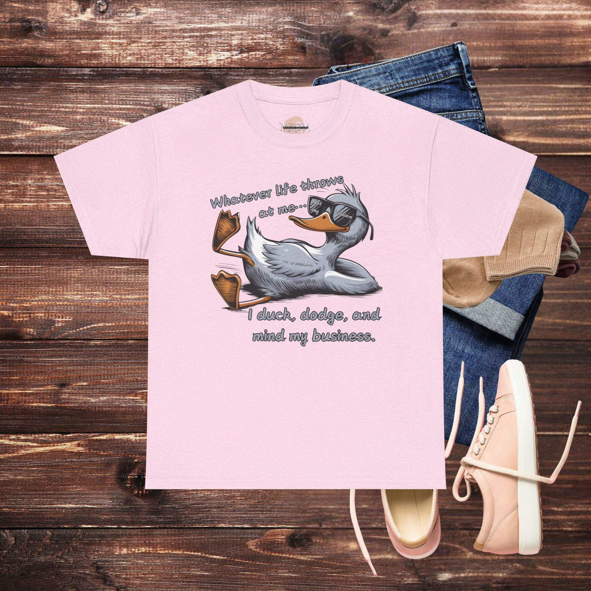 'Duck, Dodge & Chill' Women's Tee - MKCM Modern Designs