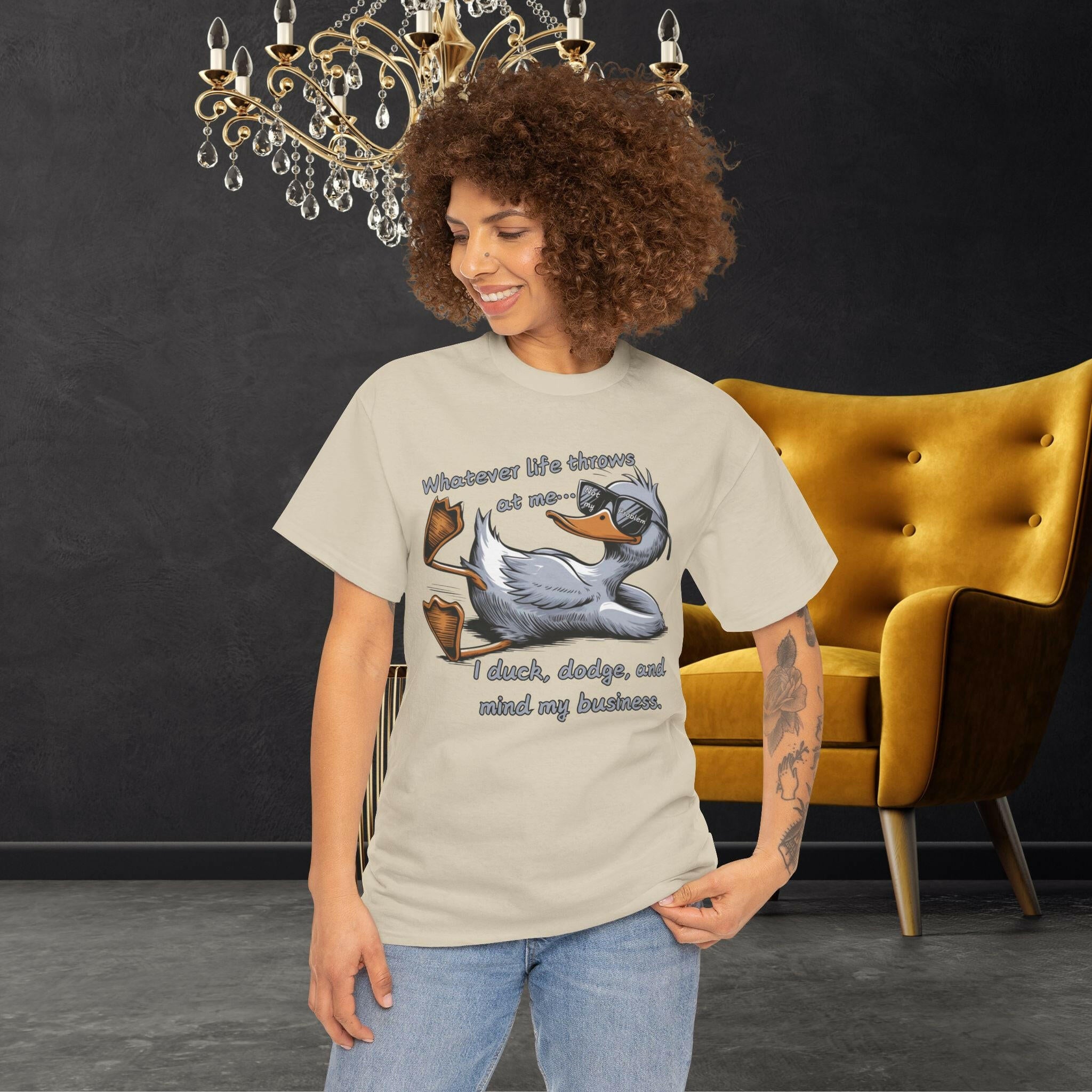 'Duck, Dodge & Chill' Women's Tee - MKCM Modern Designs