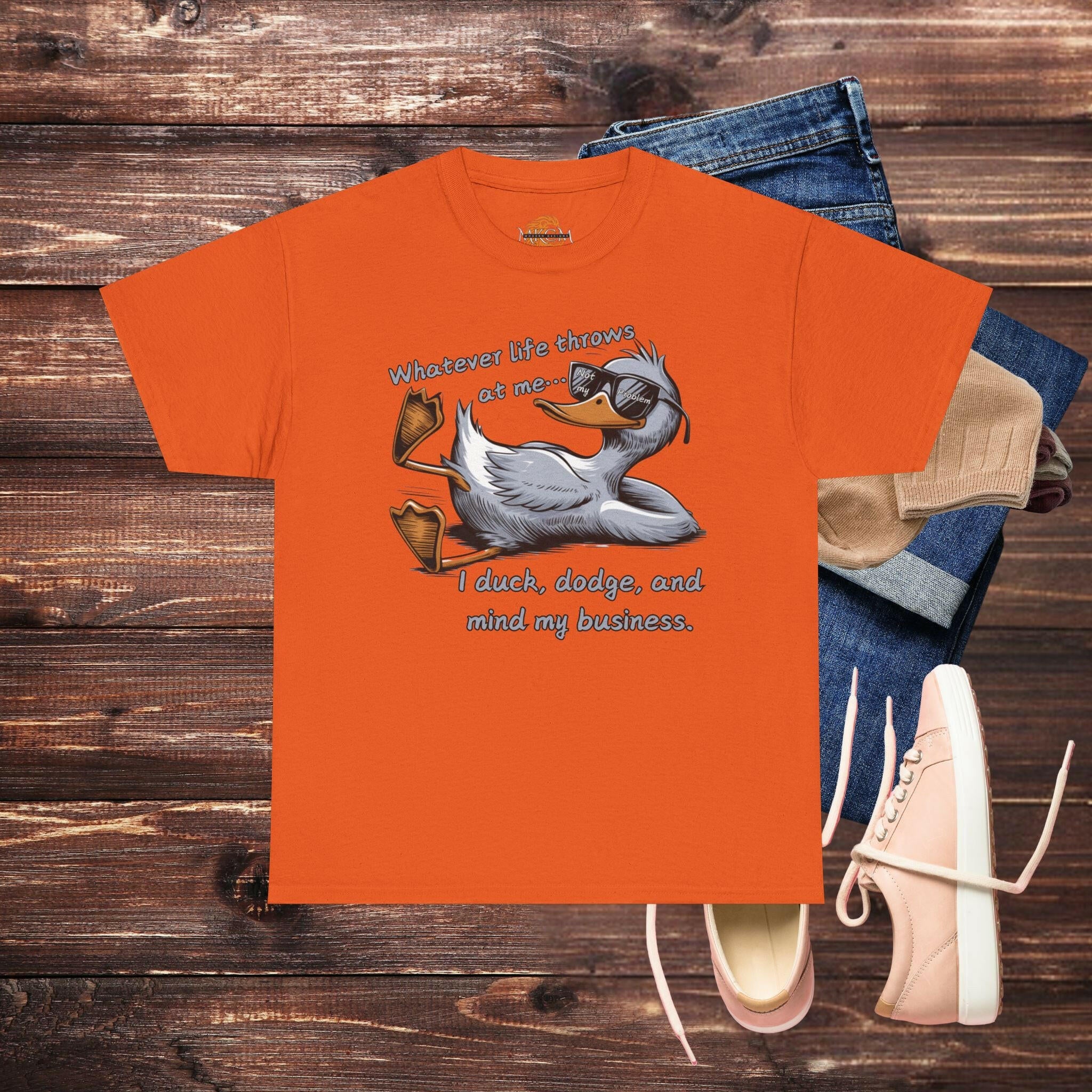 'Duck, Dodge & Chill' Women's Tee - MKCM Modern Designs