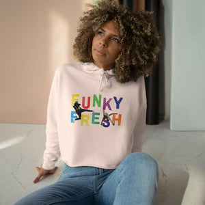 ‘Funky Fresh' Crop Hoodie - MKCM Modern Designs