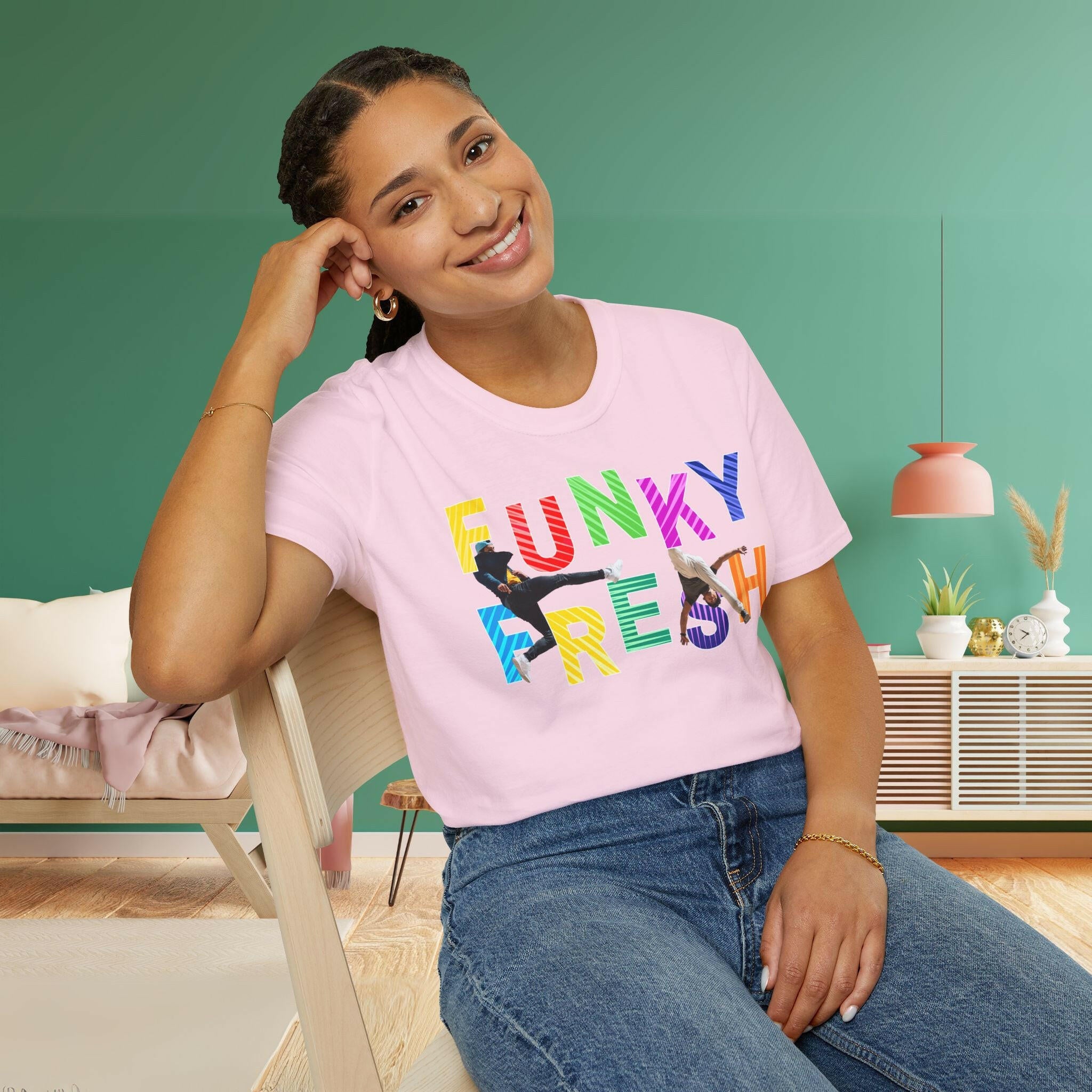 ‘Funky Fresh’ T-Shirt - MKCM Modern Designs