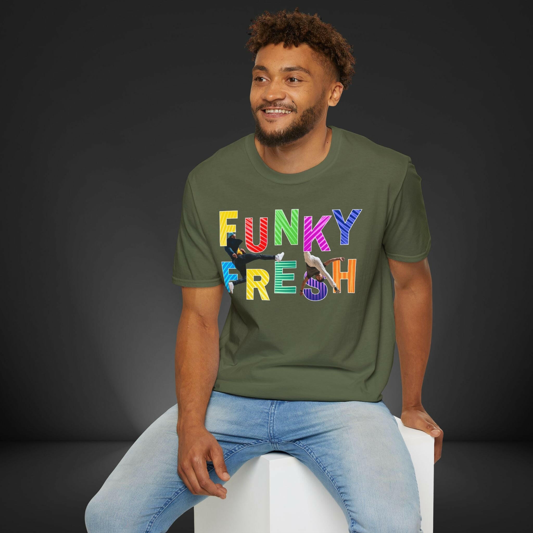 ‘Funky Fresh’ T-Shirt - MKCM Modern Designs