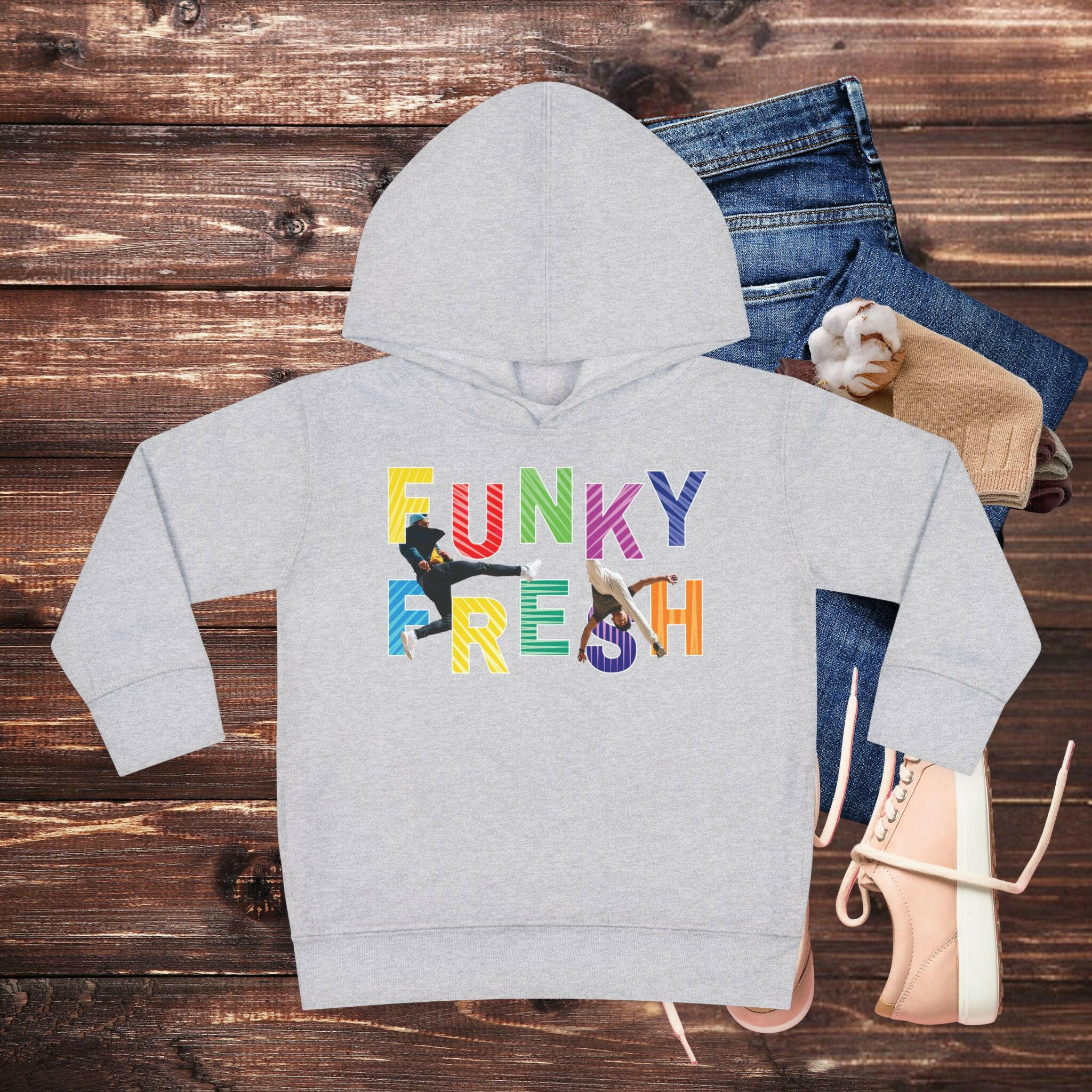 'Funky Fresh' Toddler Hoodie - MKCM Modern Designs