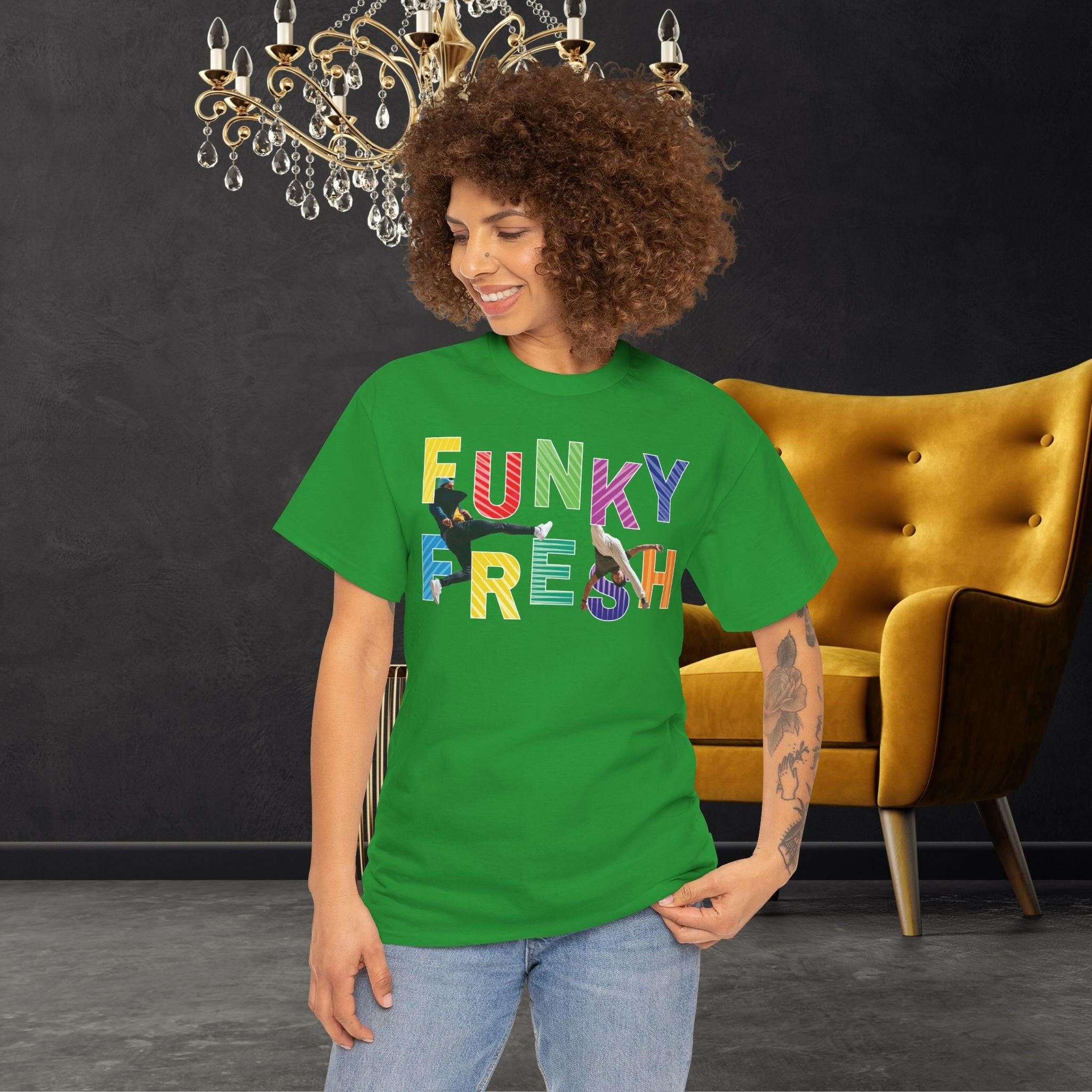 ‘Funky Fresh' Women's Tee - MKCM Modern Designs