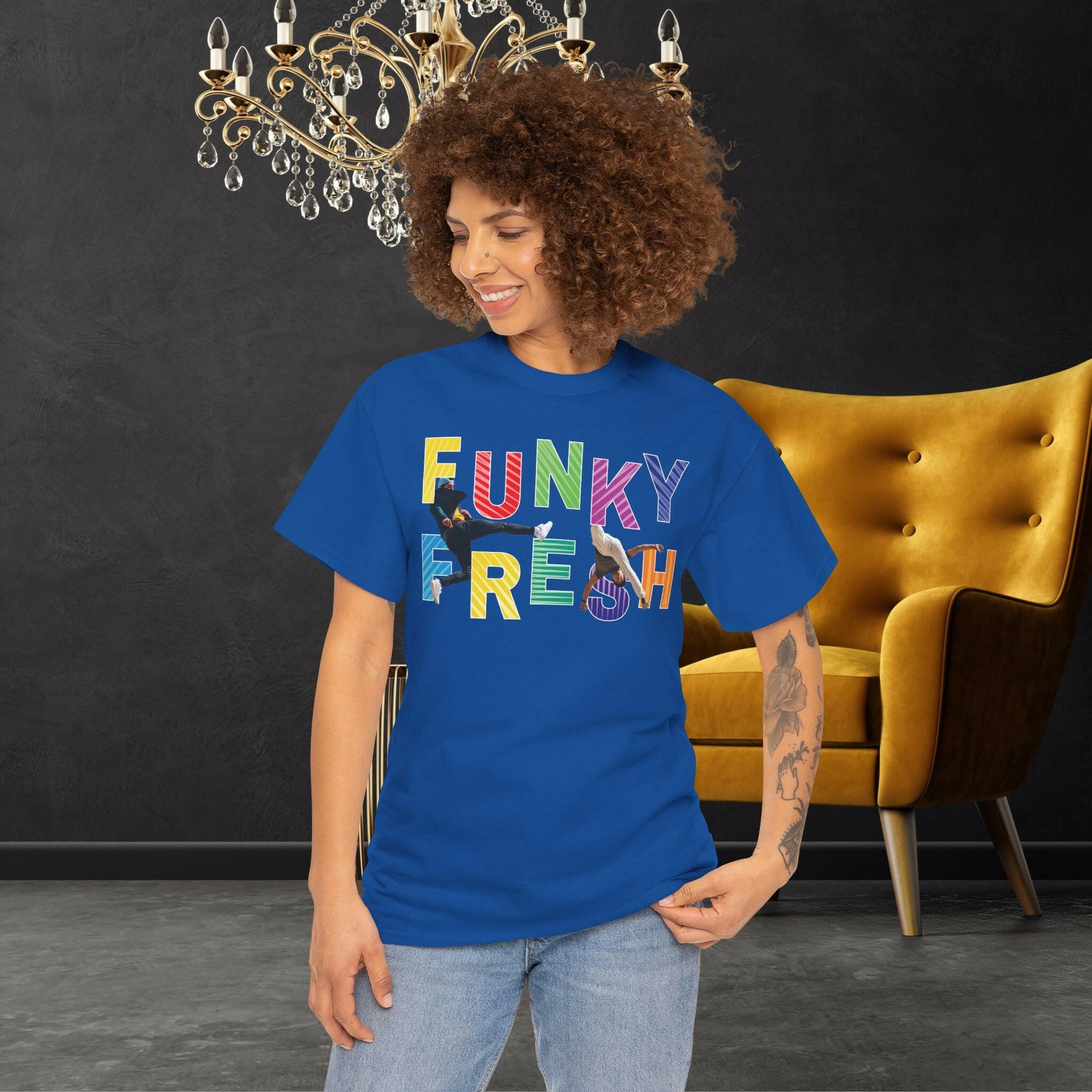 ‘Funky Fresh' Women's Tee - MKCM Modern Designs