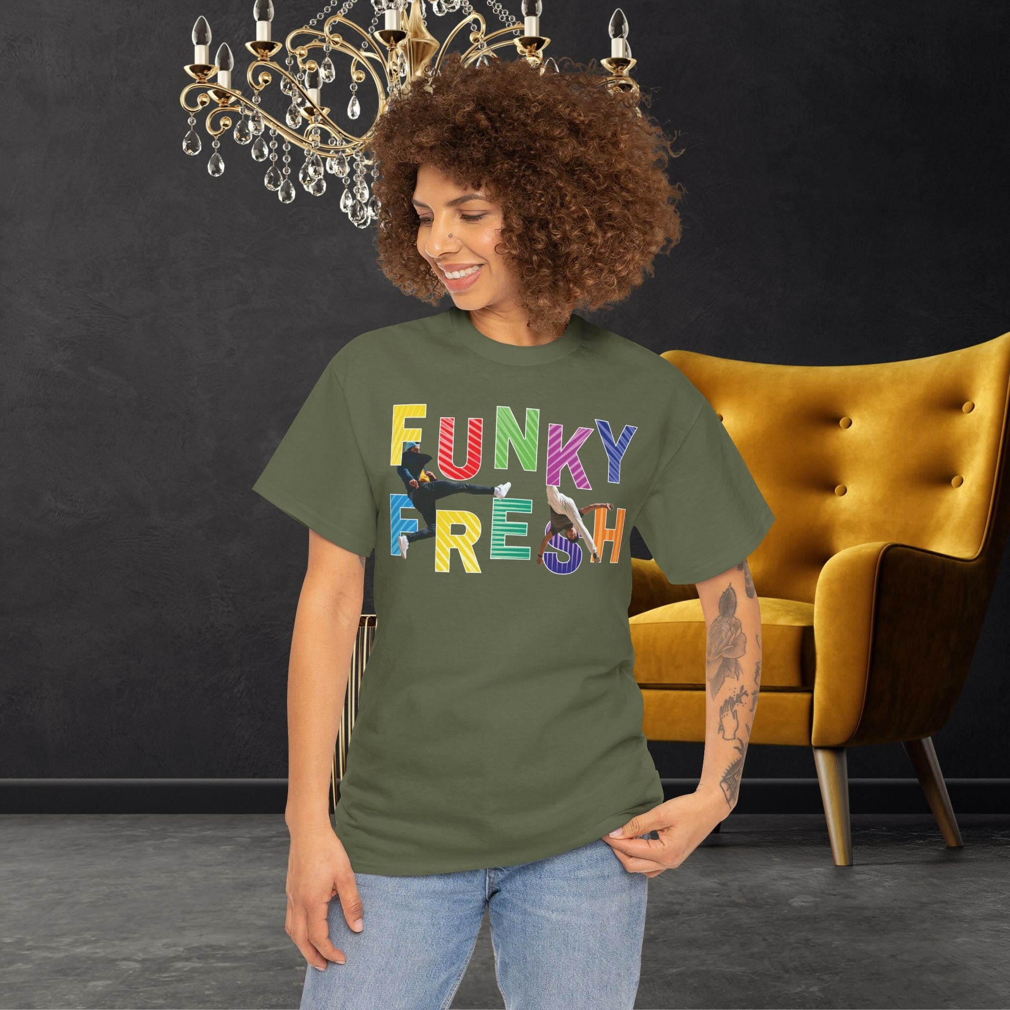 ‘Funky Fresh' Women's Tee - MKCM Modern Designs