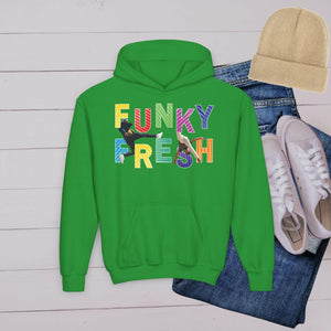 ‘Funky Fresh' Youth Hoodie - MKCM Modern Designs