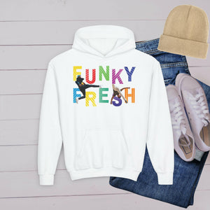 ‘Funky Fresh' Youth Hoodie - MKCM Modern Designs