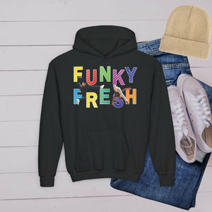 ‘Funky Fresh' Youth Hoodie - MKCM Modern Designs