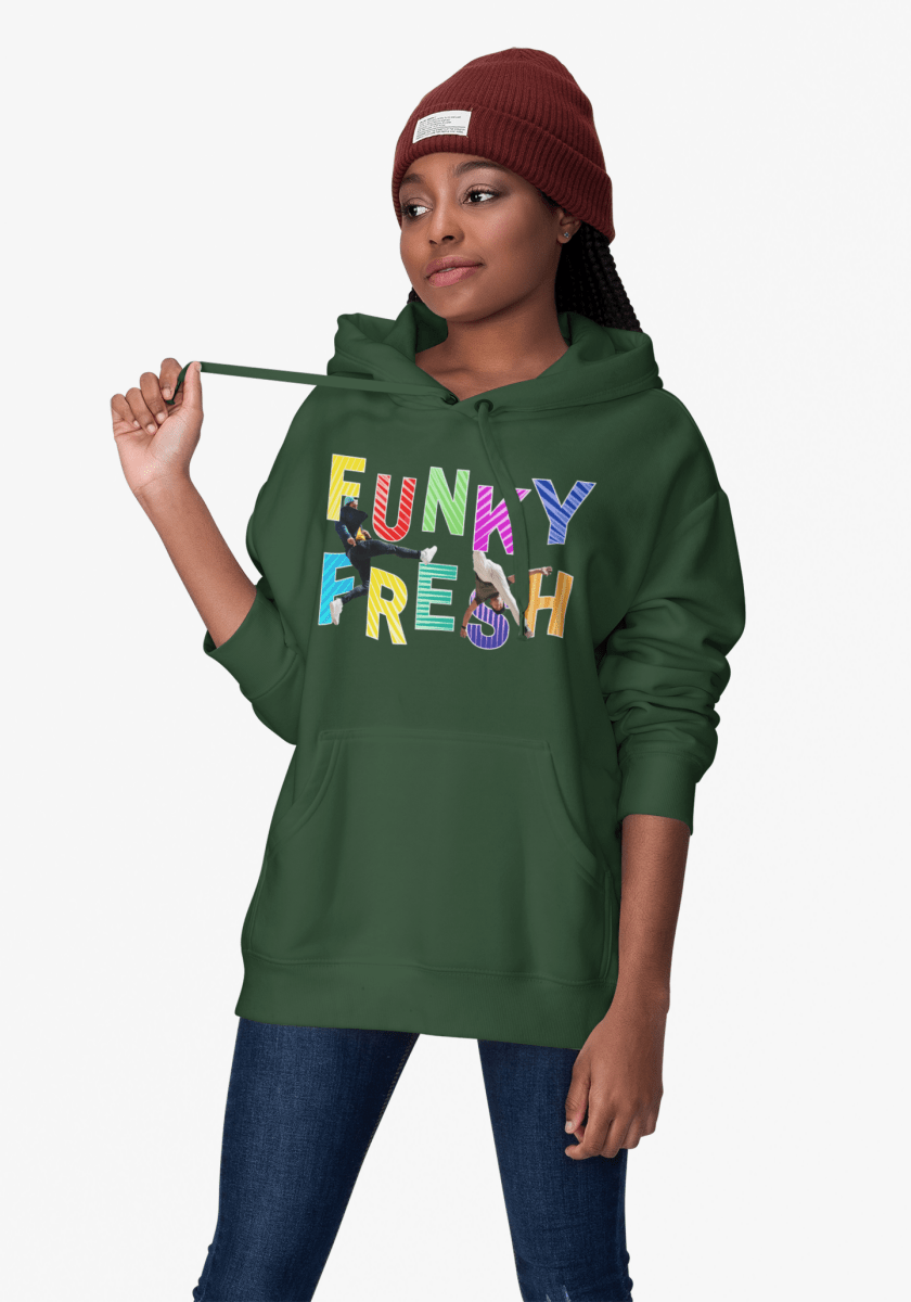 ‘Funky Fresh' Youth Hoodie - MKCM Modern Designs