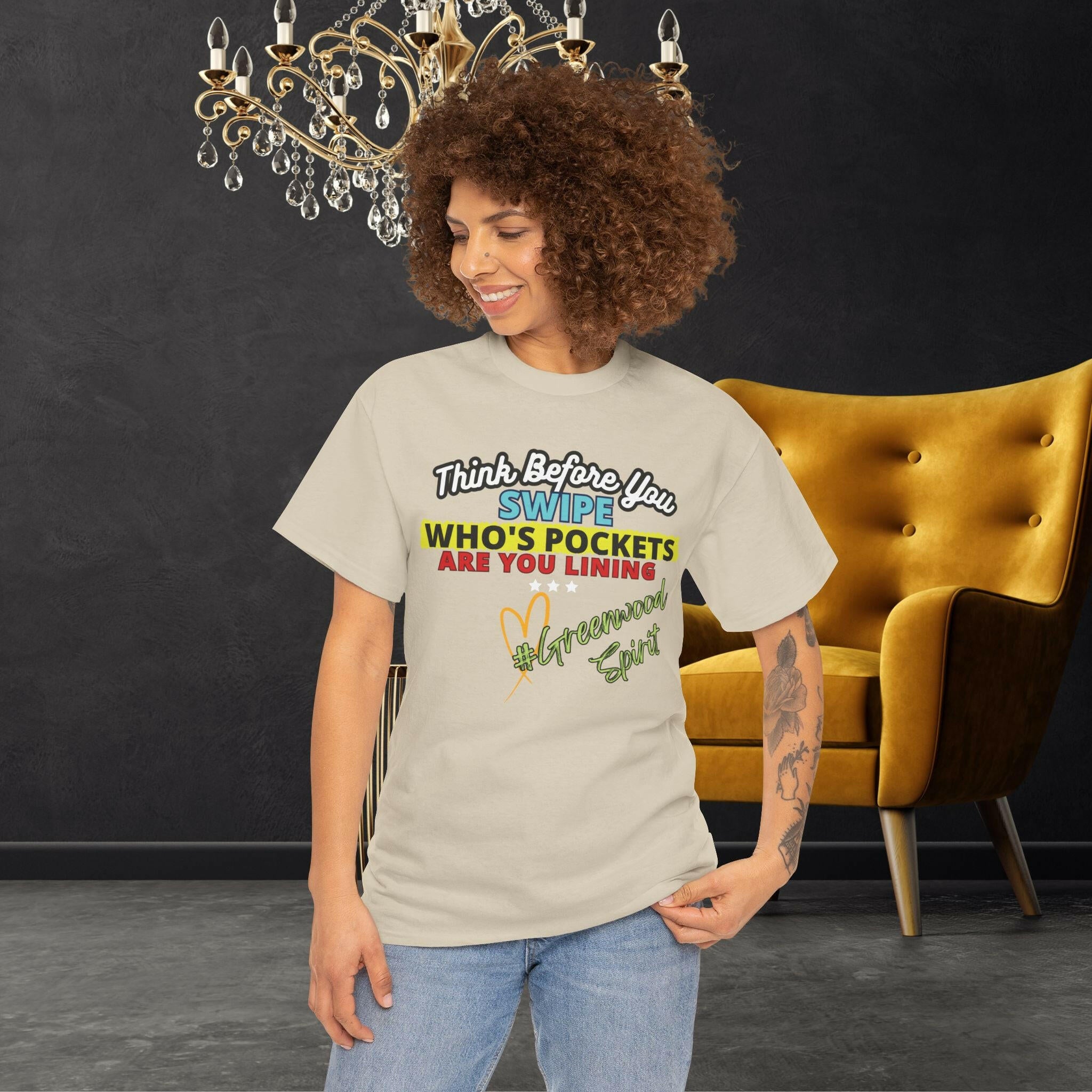 'Greenwood Spirit' Women's Tee - MKCM Modern Designs