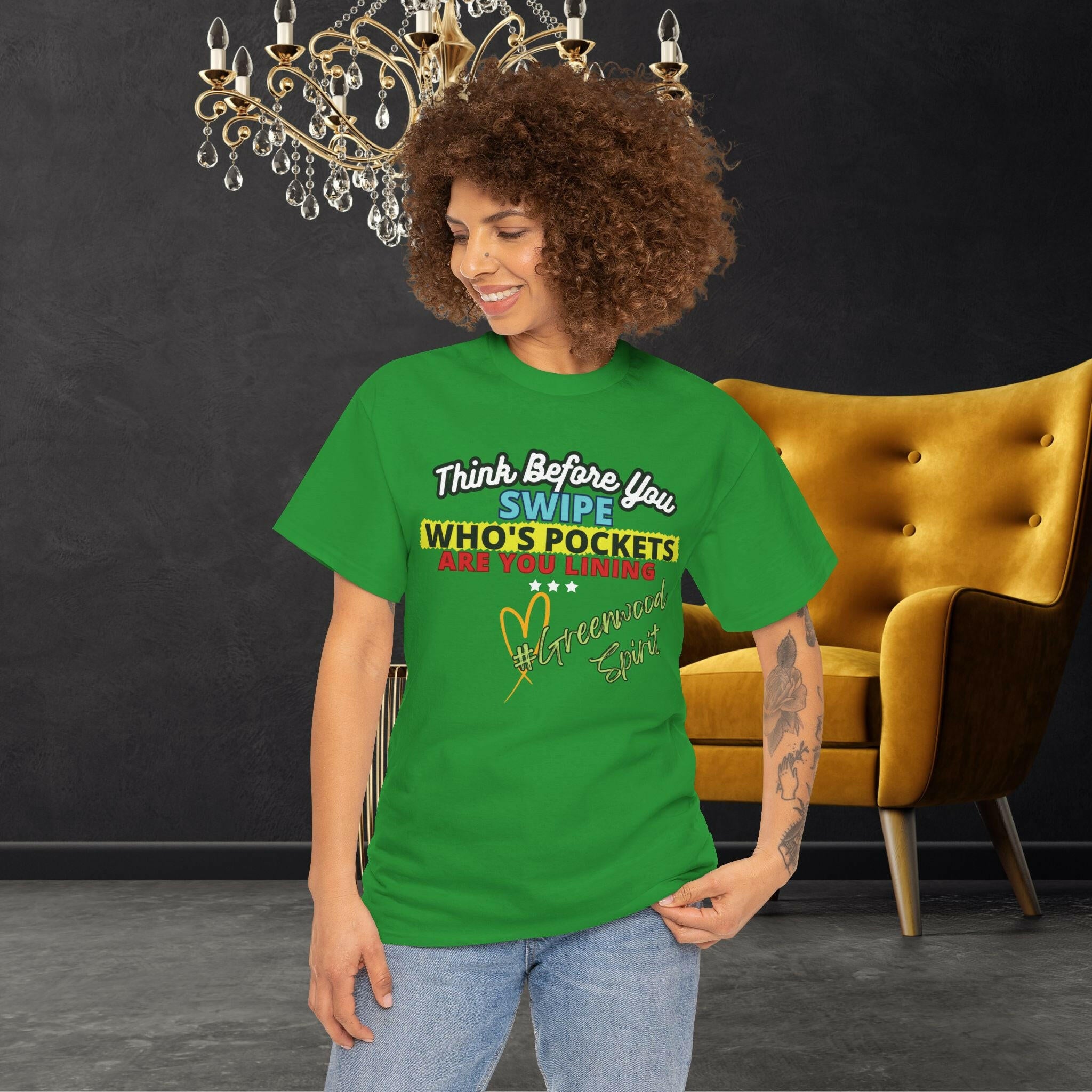 'Greenwood Spirit' Women's Tee - MKCM Modern Designs