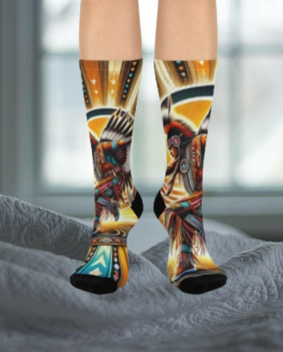 Indigenous Custom Socks - MKCM Modern Designs