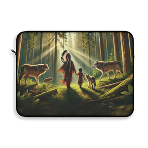 Indigenous Wisdom Laptop Sleeve - MKCM Modern Designs