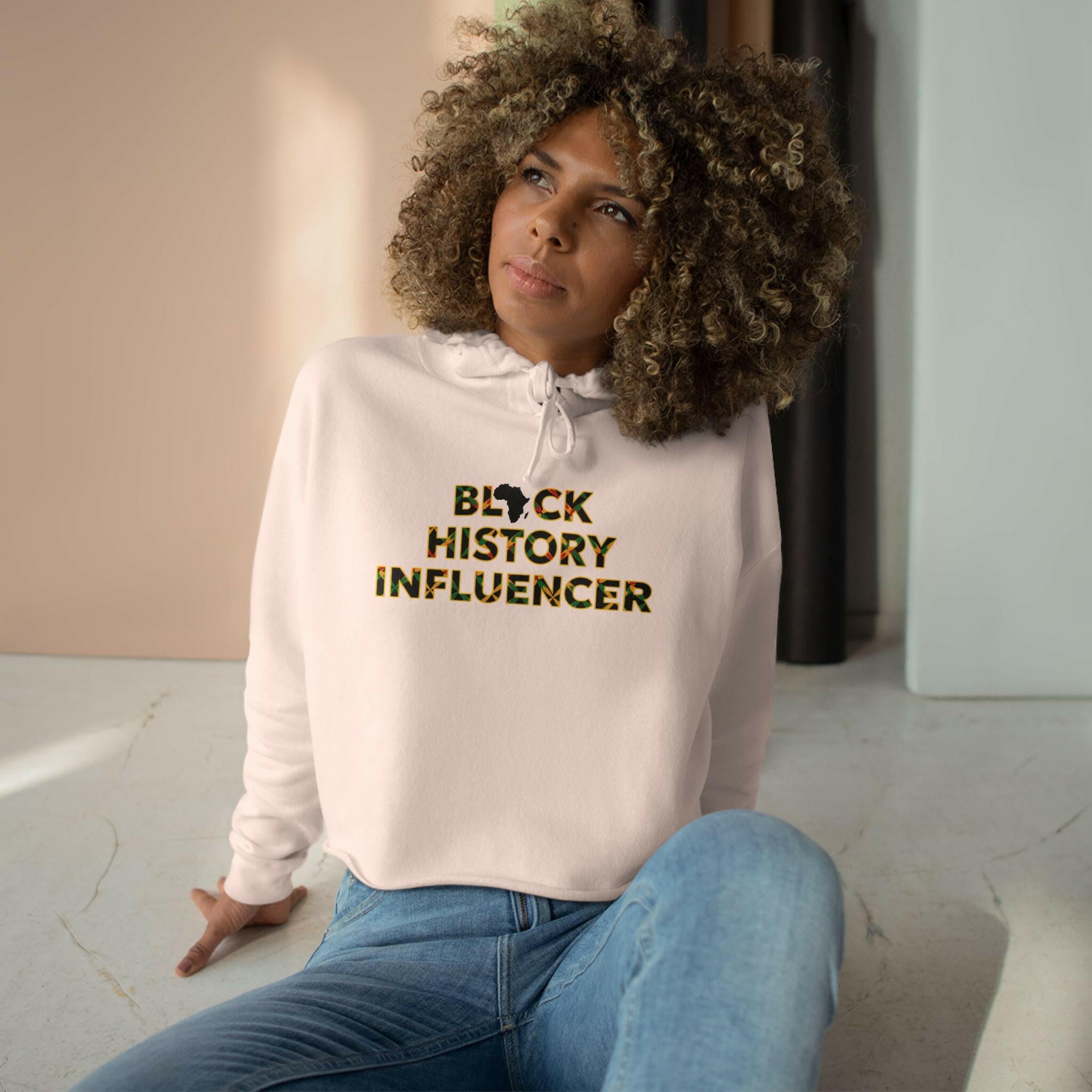 'Influencer' Crop Hoodie - MKCM Modern Designs