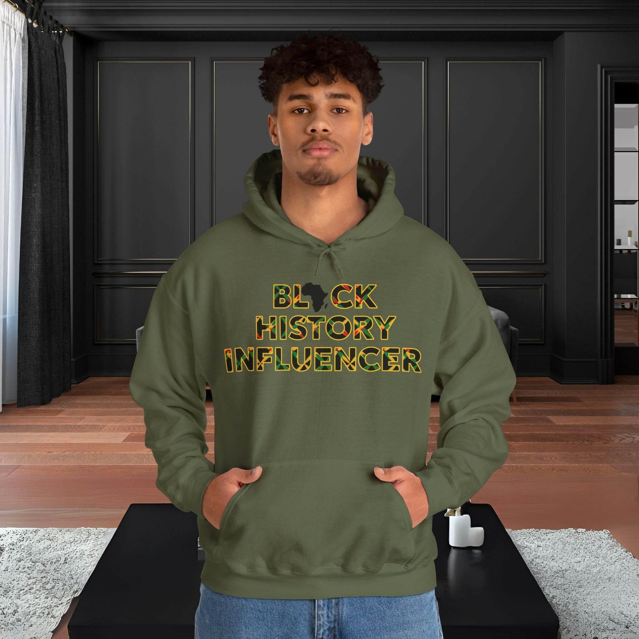 'Influencer' Men's Hoodie - MKCM Modern Designs