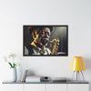 Jazz Saxophonist Framed Art - MKCM Modern Designs