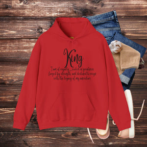 'King' Men's Hoodie - MKCM Modern Designs