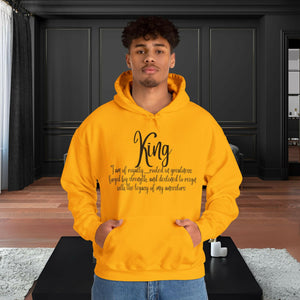 'King' Men's Hoodie - MKCM Modern Designs