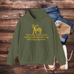 'King' Men's Hoodie - MKCM Modern Designs