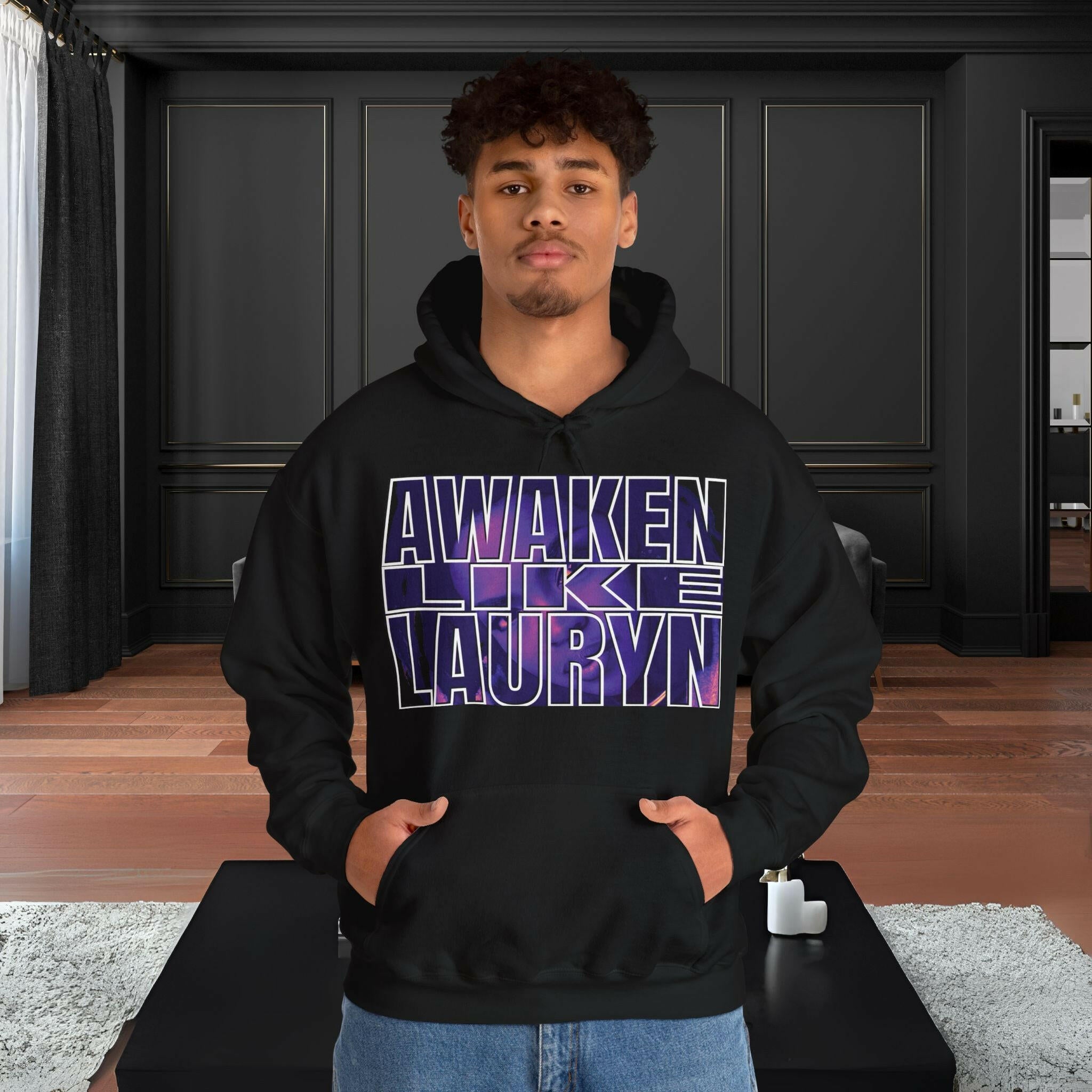 'Lauryn' Men's Hoodie - MKCM Modern Designs