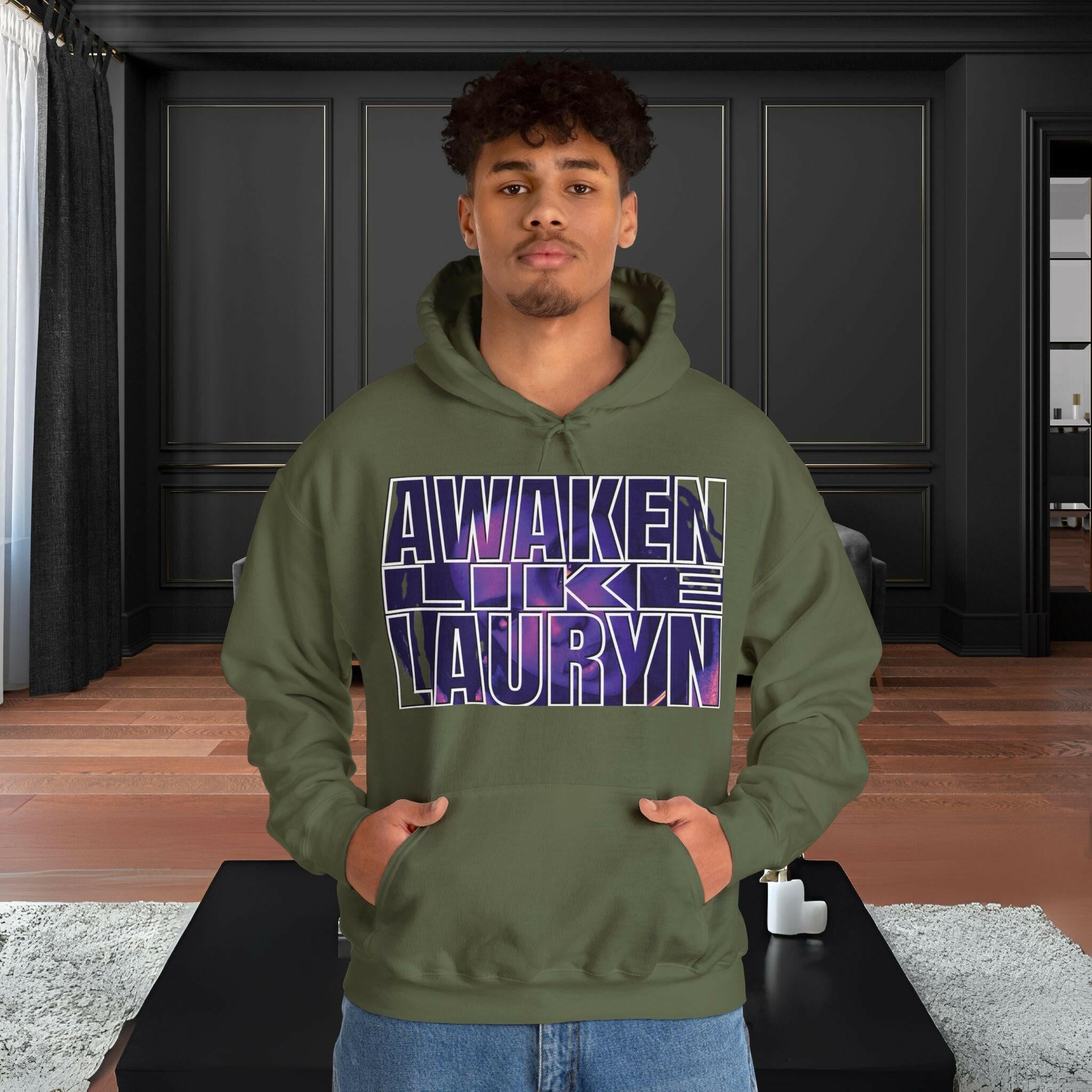 'Lauryn' Men's Hoodie - MKCM Modern Designs