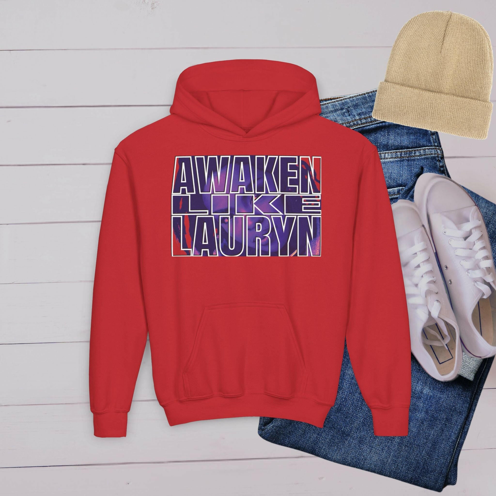 'Lauryn' Youth Hoodie - MKCM Modern Designs