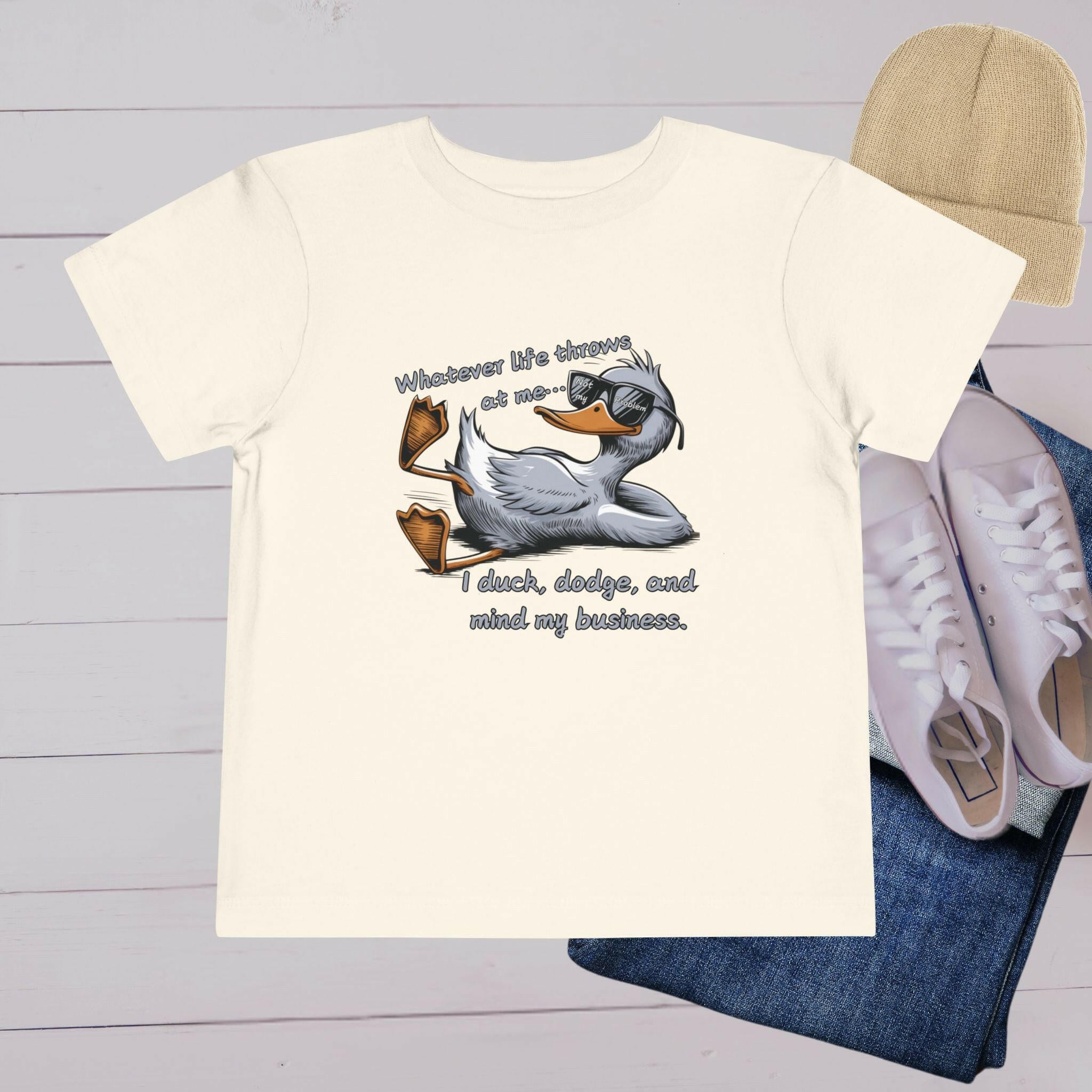 'Lil’ Duck, Big Attitude' Toddler Tee - MKCM Modern Designs