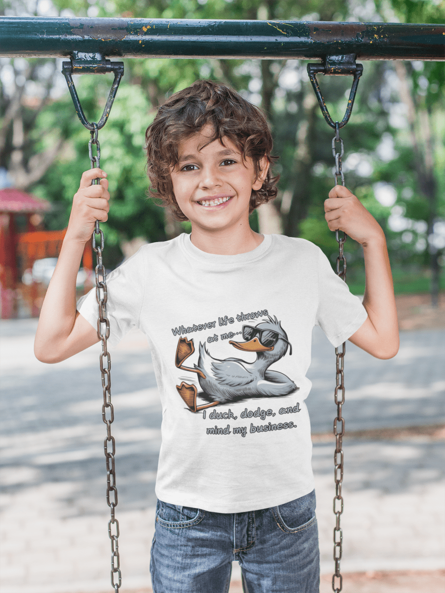 'Lil’ Duck, Big Attitude' Toddler Tee - MKCM Modern Designs