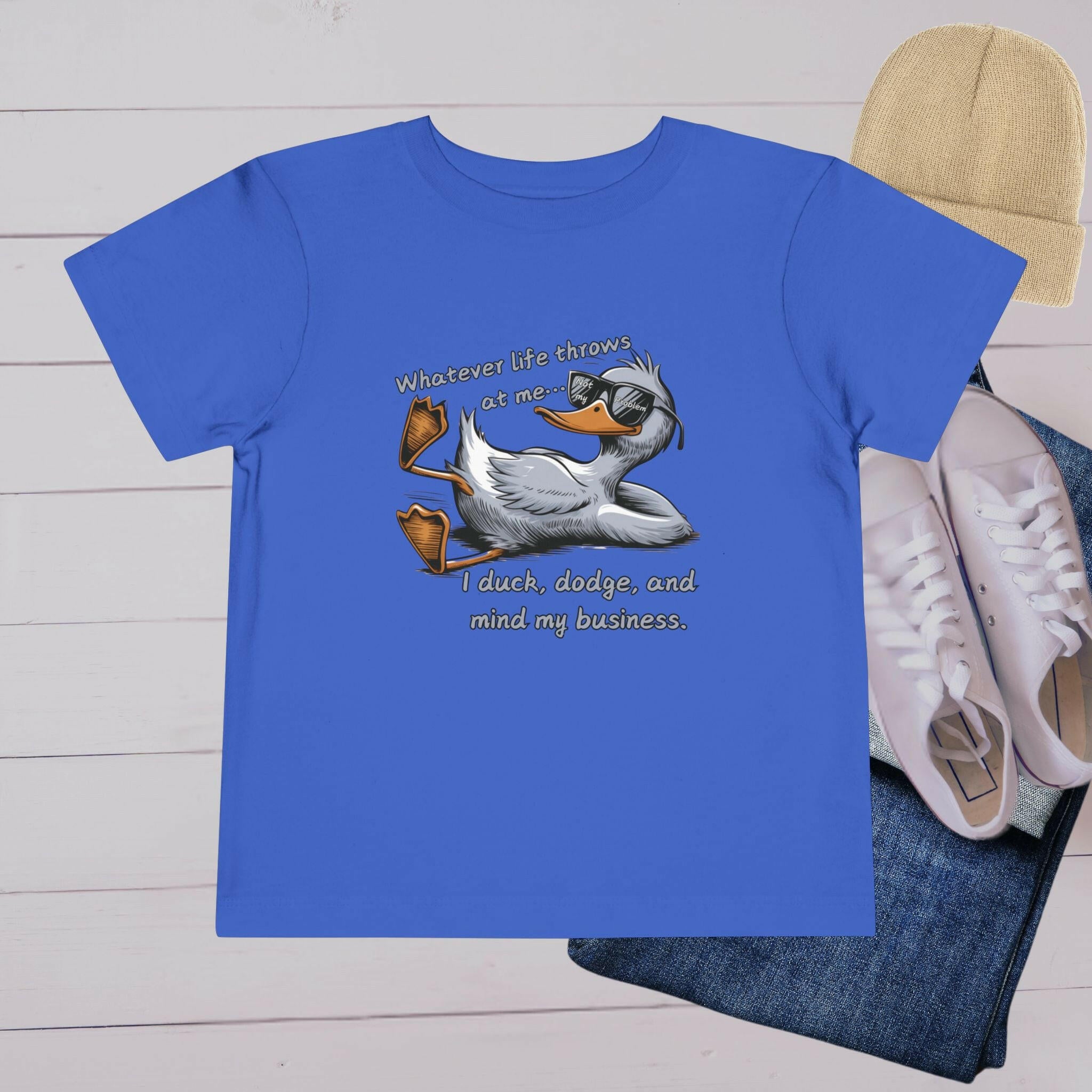 'Lil’ Duck, Big Attitude' Toddler Tee - MKCM Modern Designs