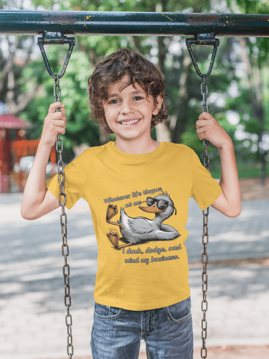 'Lil’ Duck, Big Attitude' Toddler Tee - MKCM Modern Designs