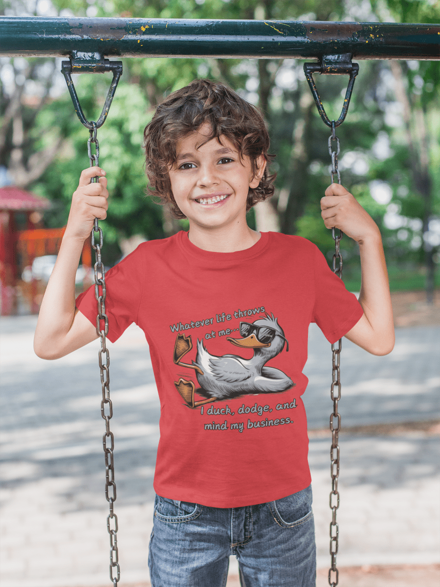 'Lil’ Duck, Big Attitude' Toddler Tee - MKCM Modern Designs