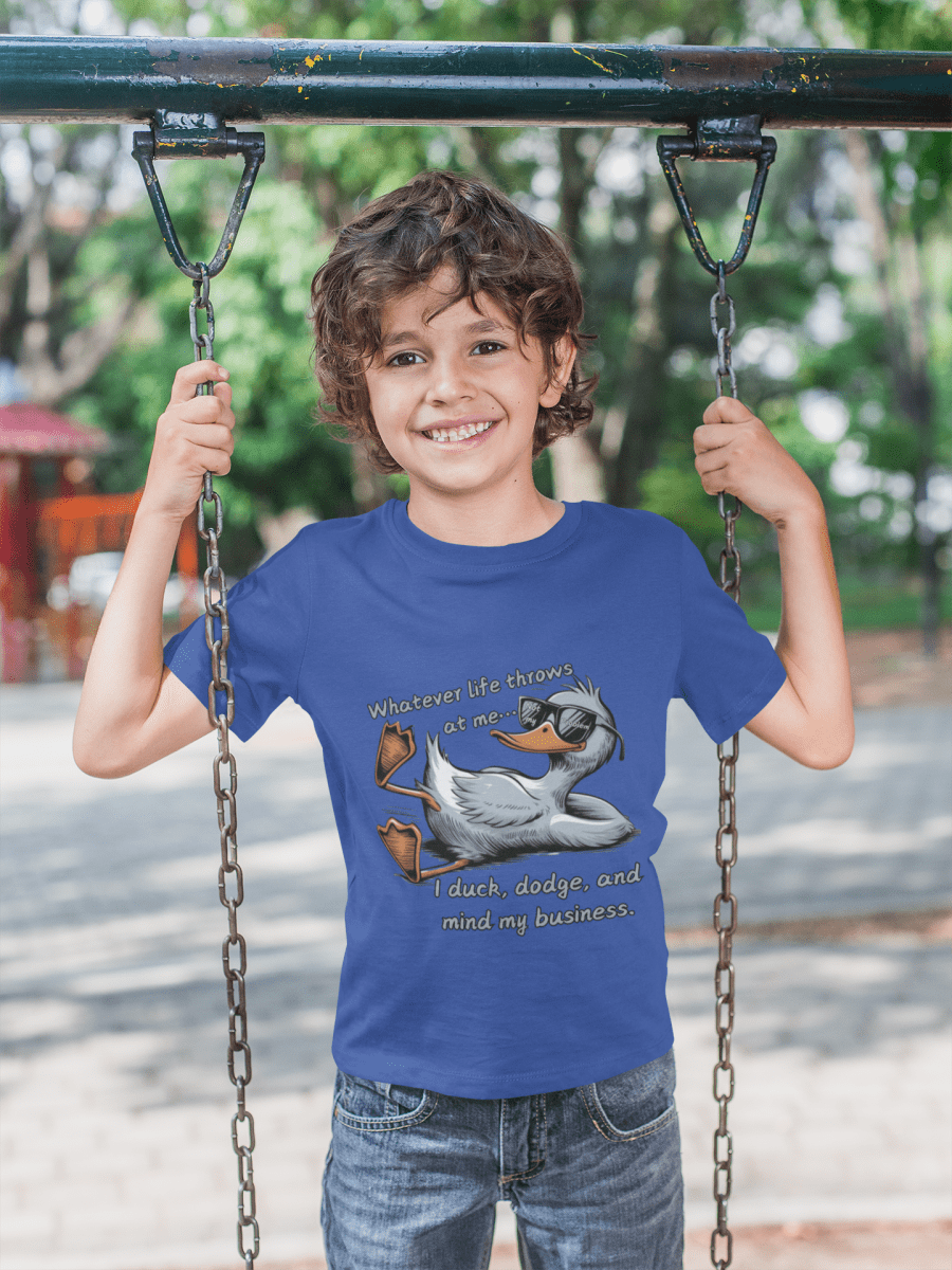 'Lil’ Duck, Big Attitude' Toddler Tee - MKCM Modern Designs