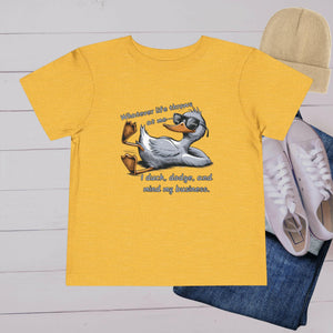 'Lil’ Duck, Big Attitude' Toddler Tee - MKCM Modern Designs