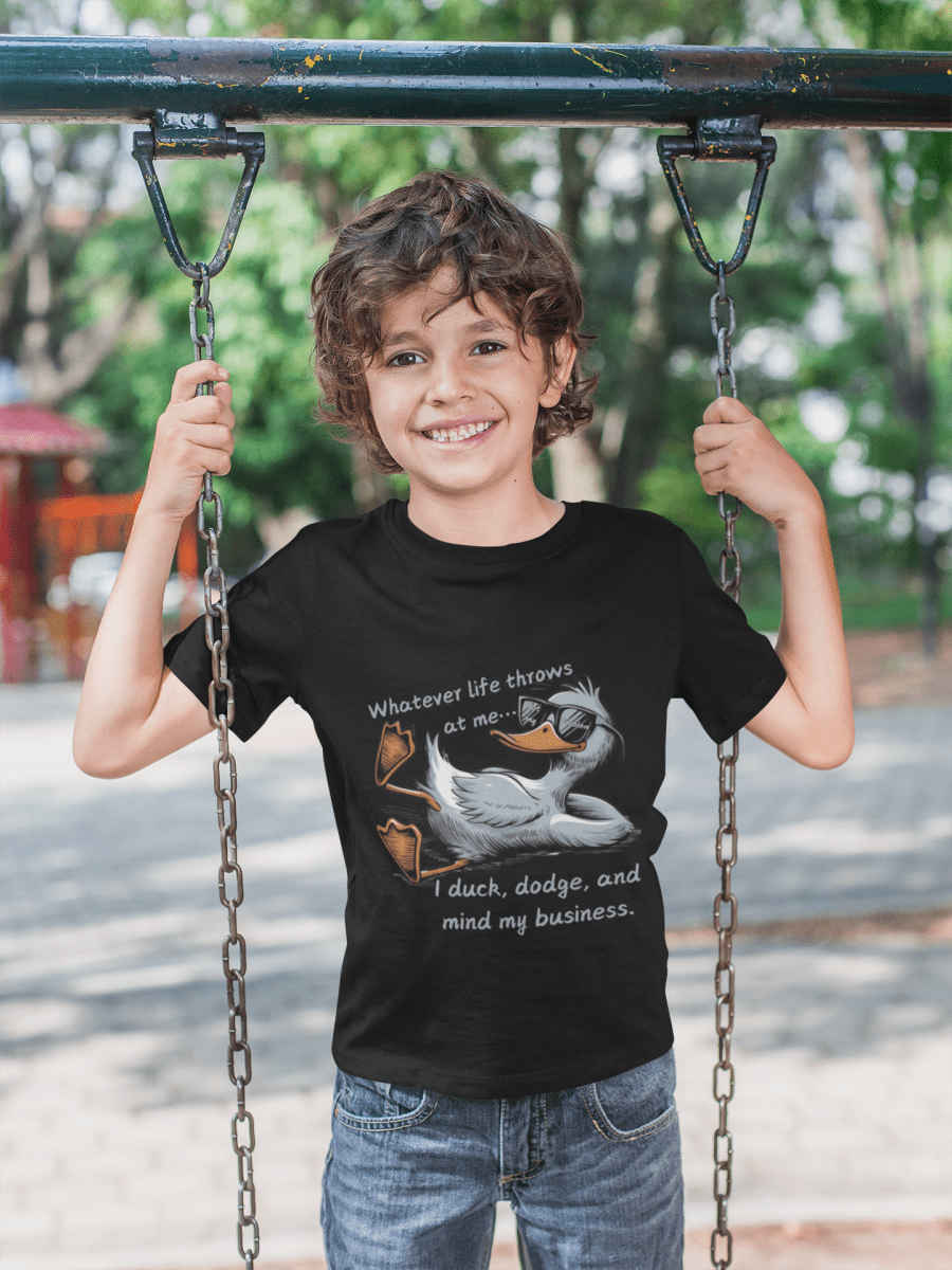 'Lil’ Duck, Big Attitude' Toddler Tee - MKCM Modern Designs