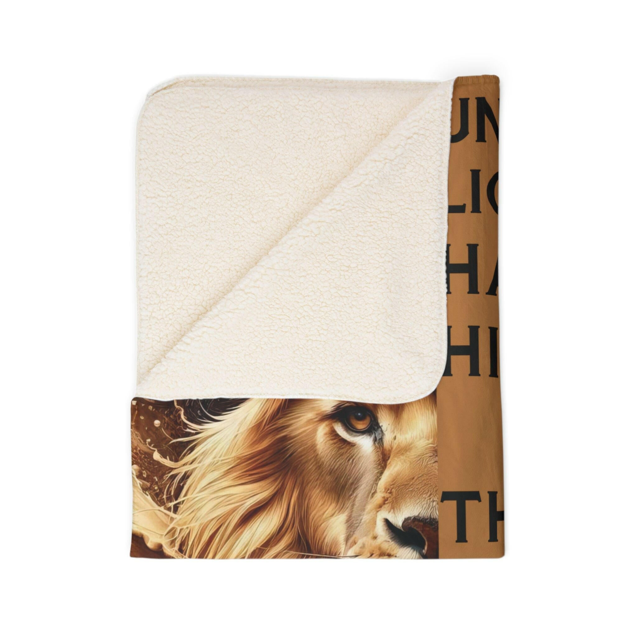 ‘Lions’ Historian' Fleece Sherpa Blanket - MKCM Modern Designs