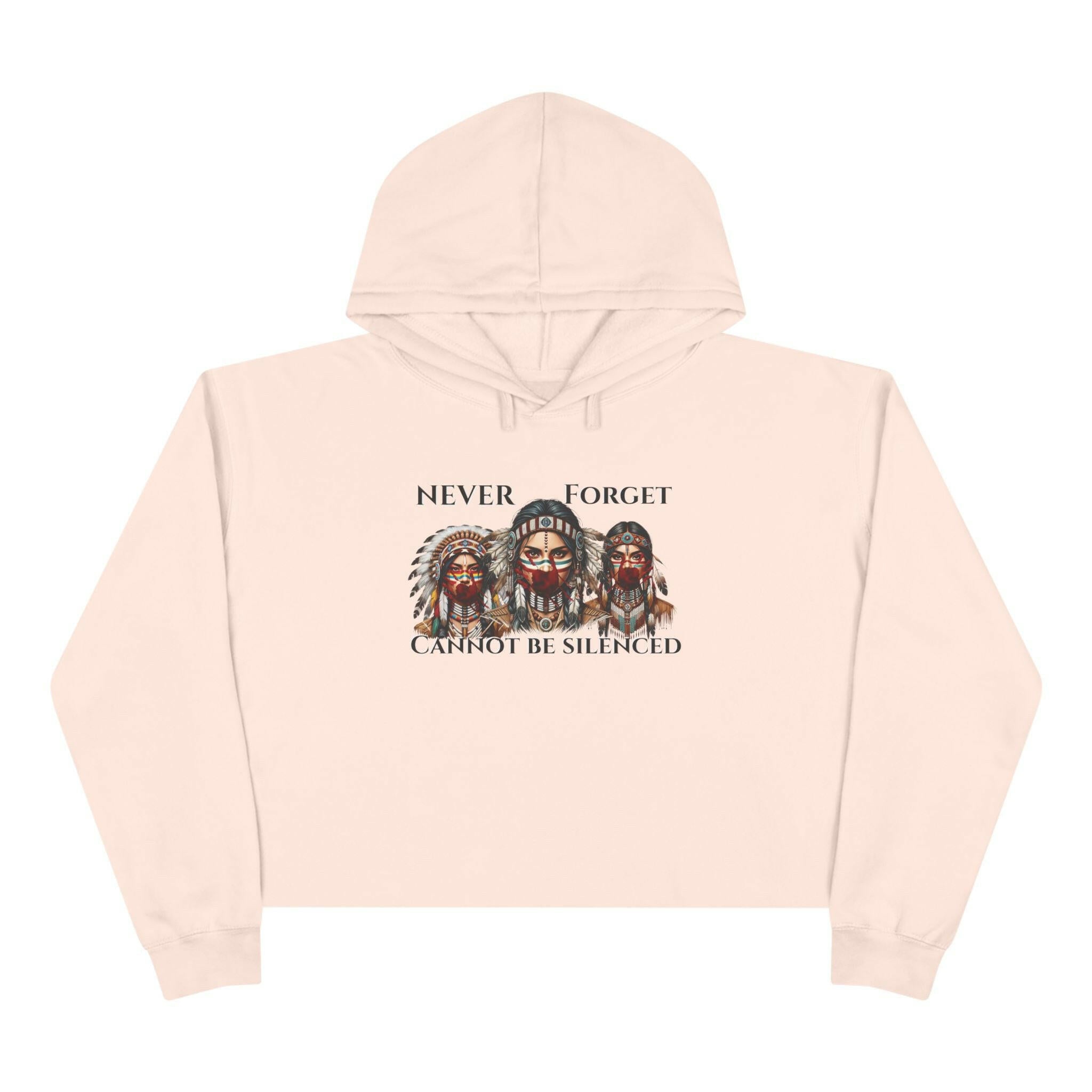 'MMIW' Crop Hoodie - MKCM Modern Designs